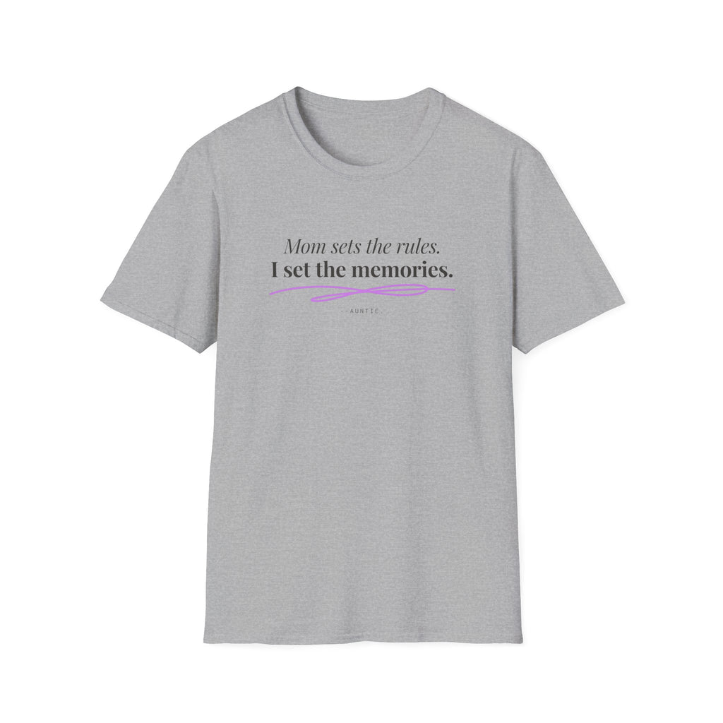 Mom Sets Rules I Set Memories T-Shirt