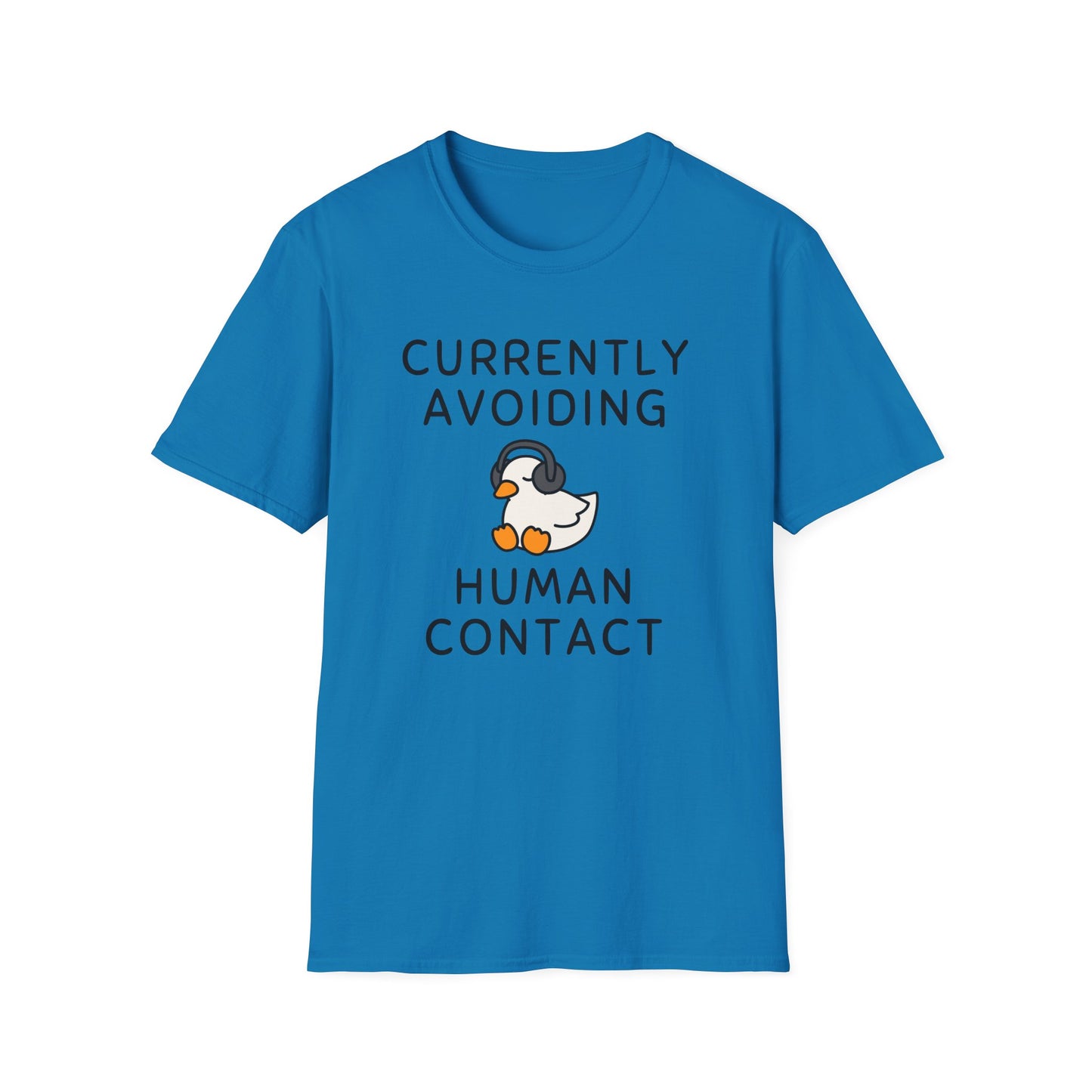 Avoiding Human Contact Duck T-Shirt