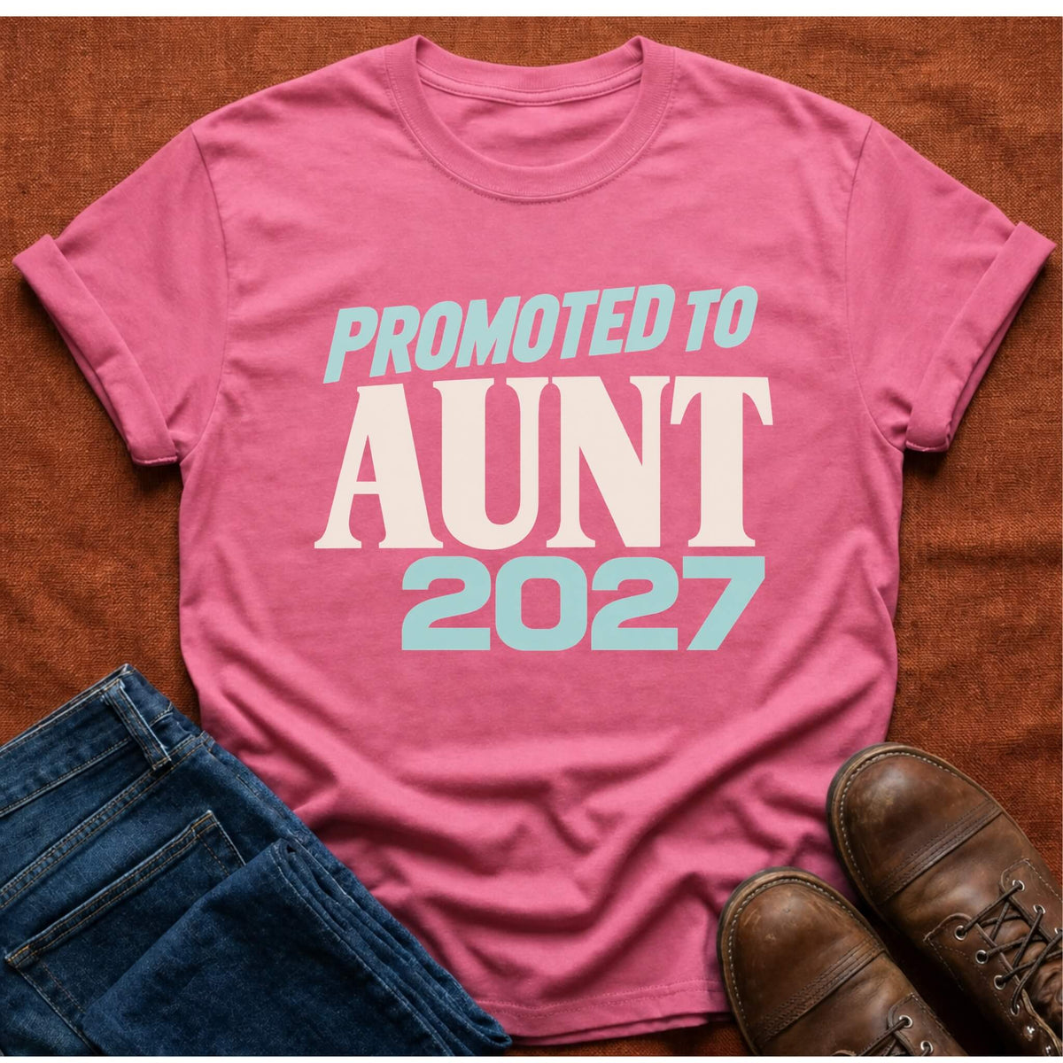 Promoted to Aunt '27 T-Shirt
