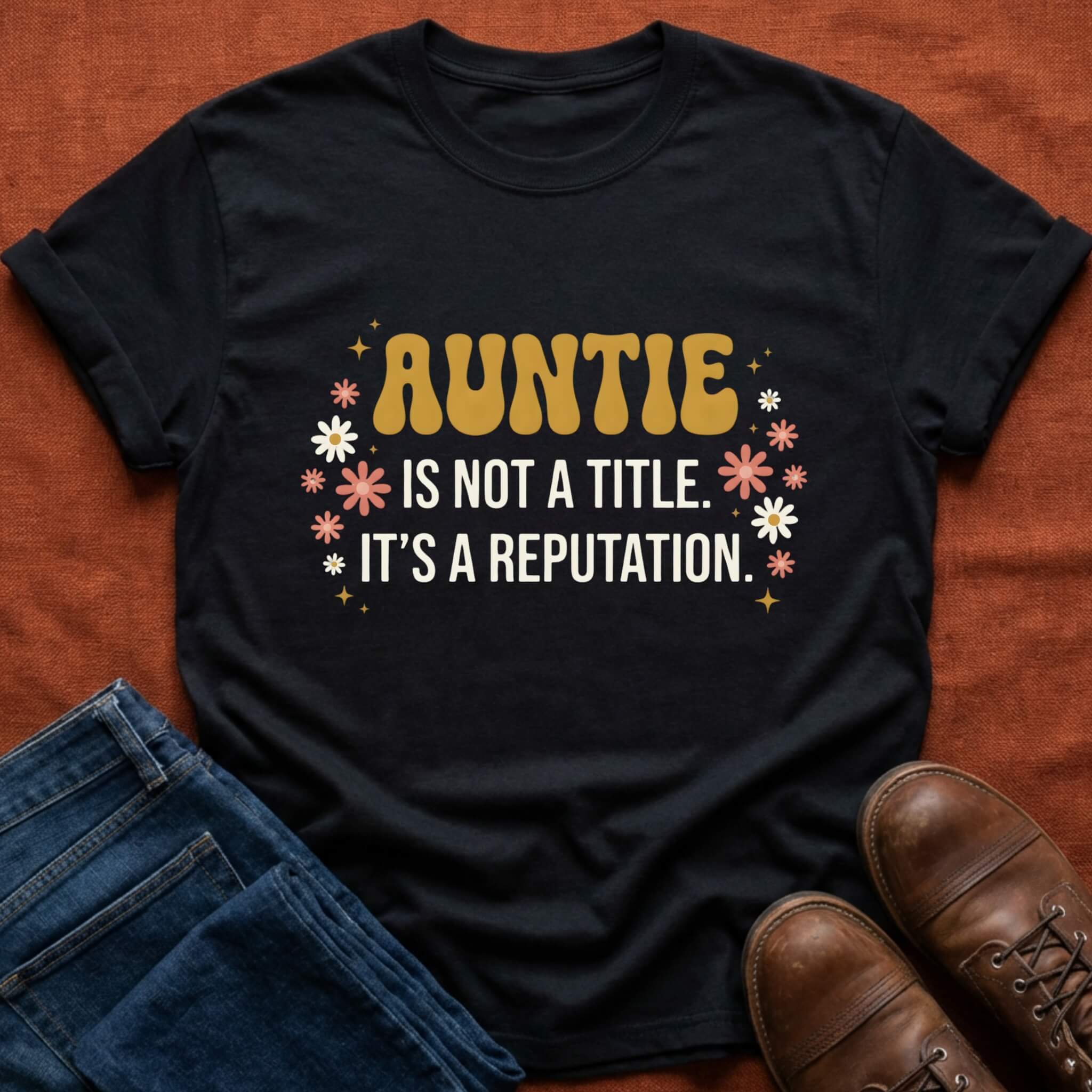 Auntie Reputation Retro T-Shirt