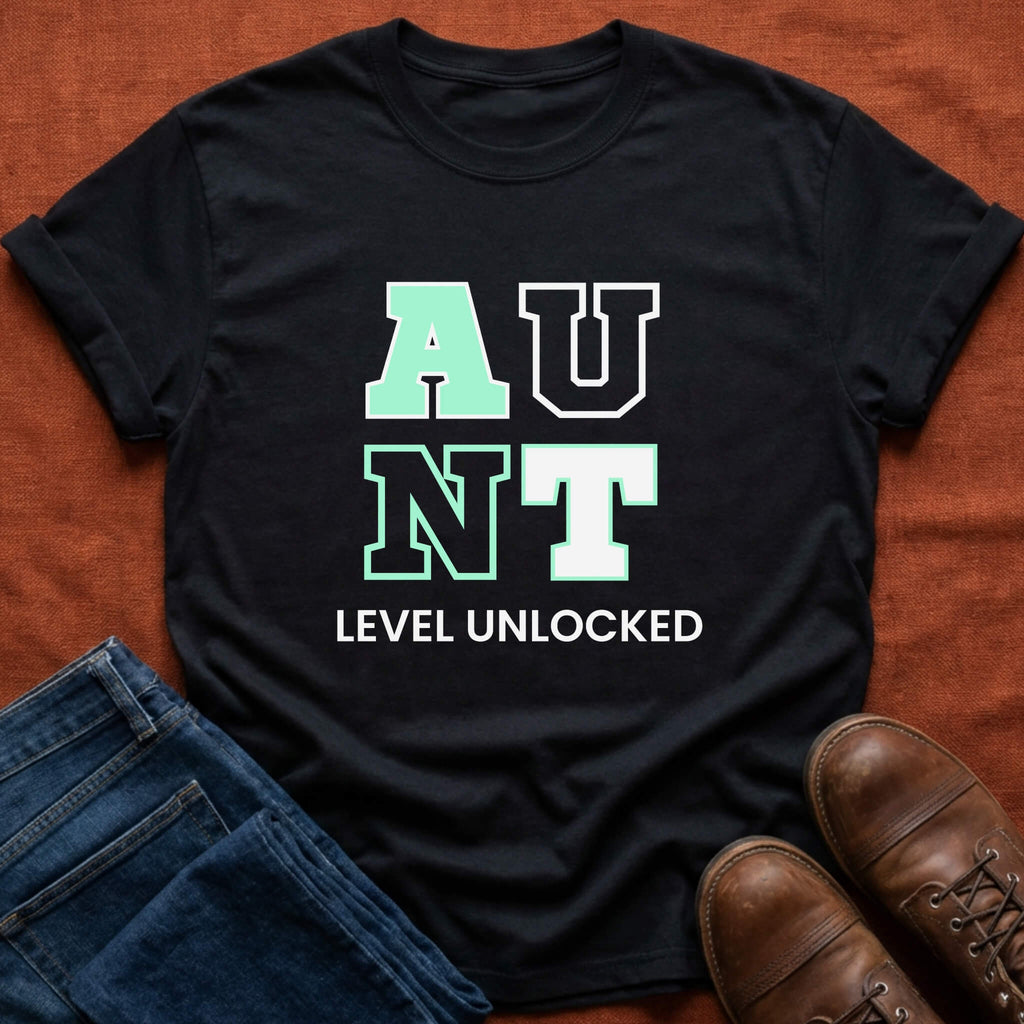 Aunt Level Unlocked T-Shirt