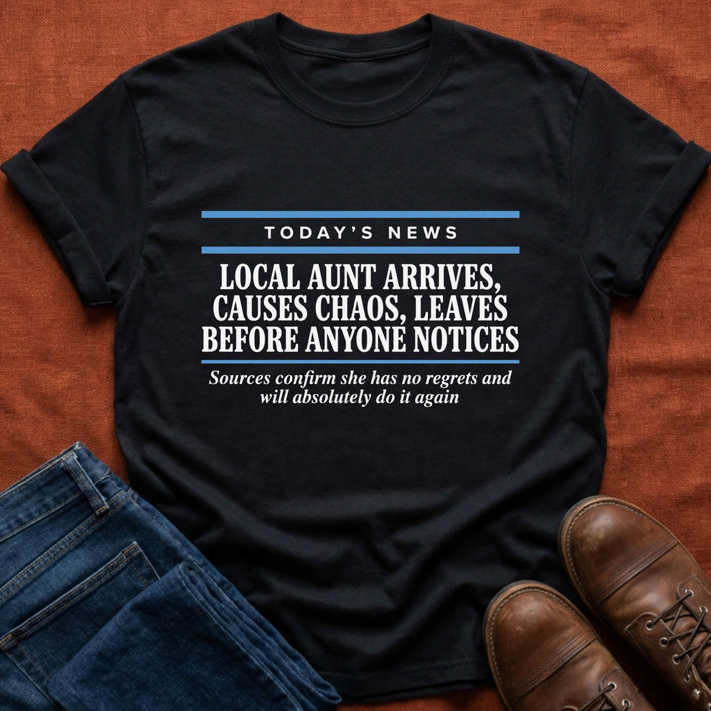 Today's News Aunt T-Shirt