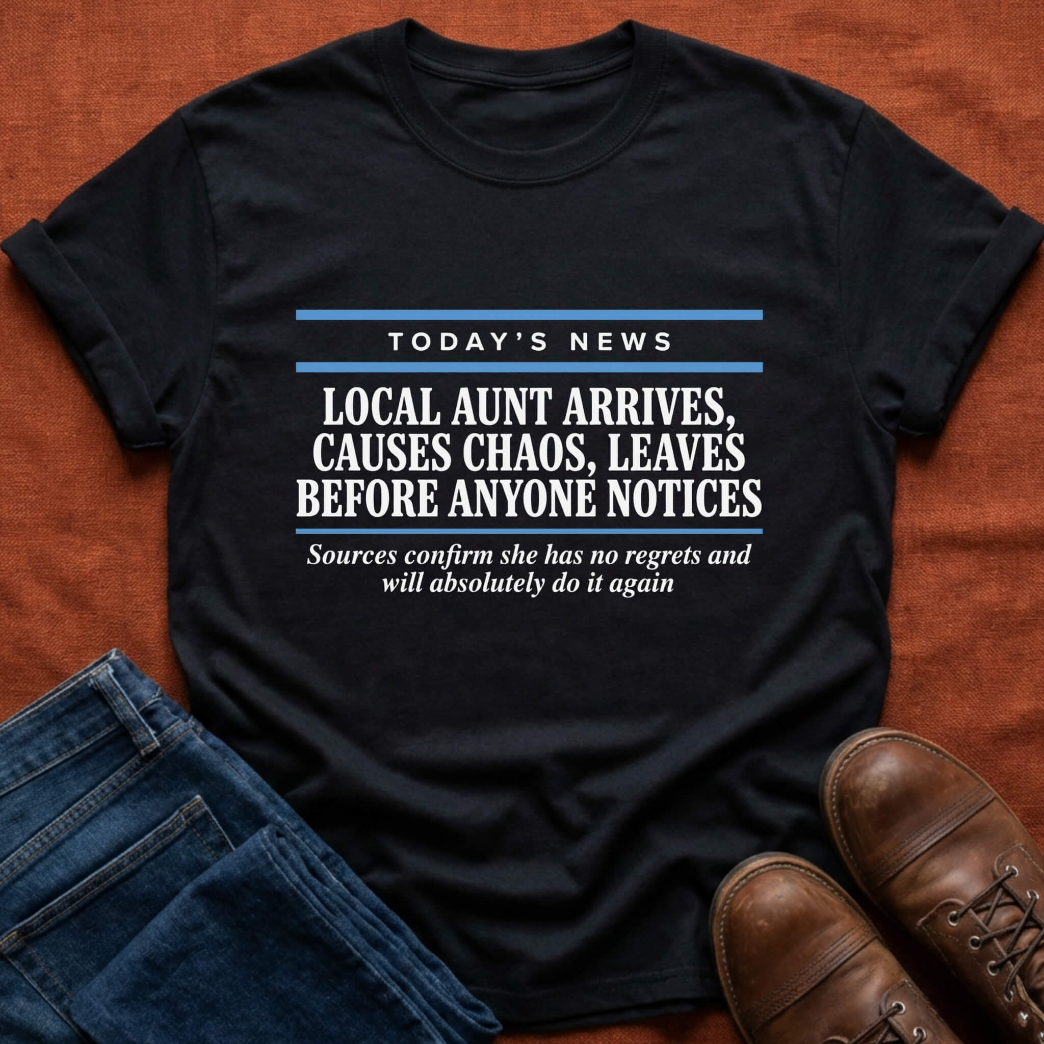 Today's News Aunt T-Shirt