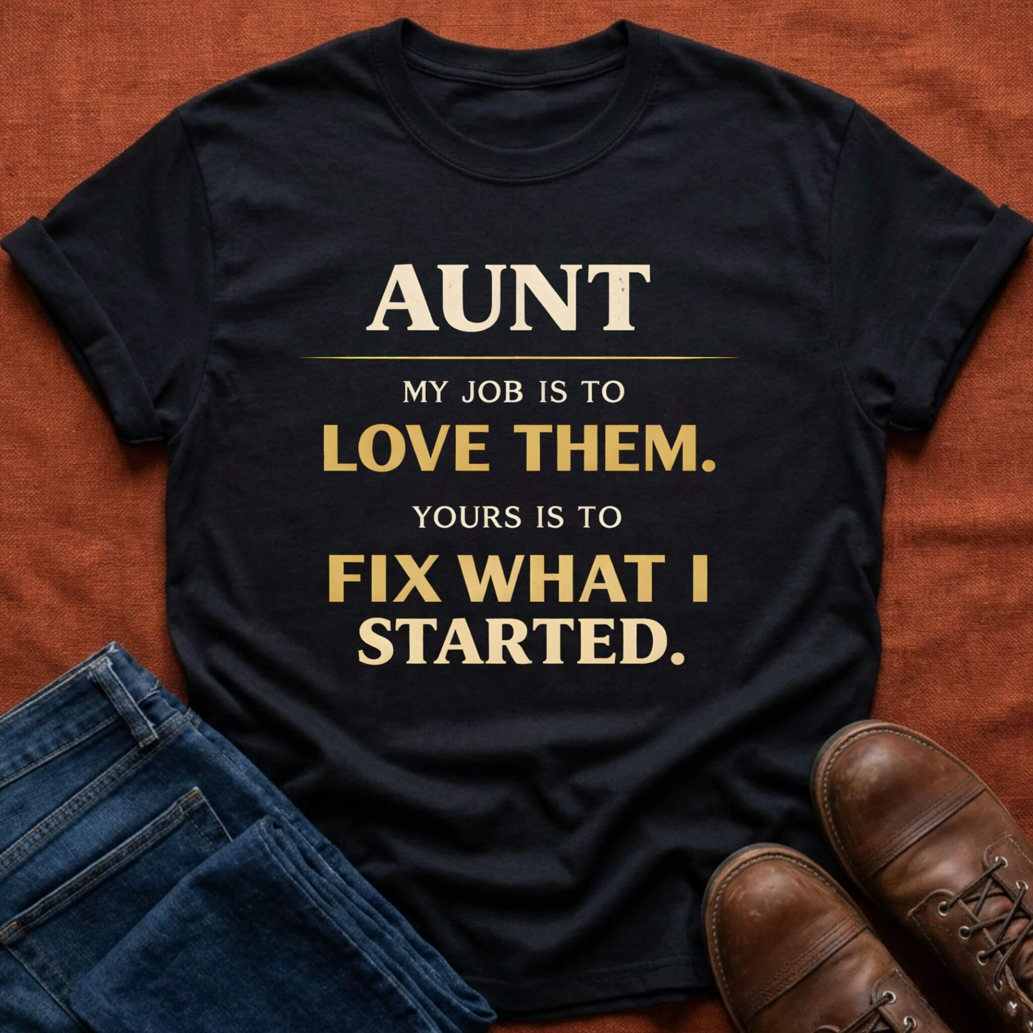 Fix What I Started Aunt T-Shirt
