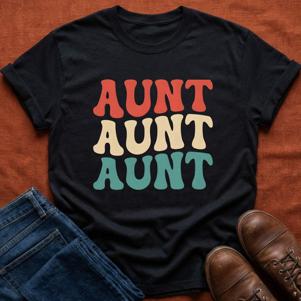 Retro Aunt Stack T-Shirt