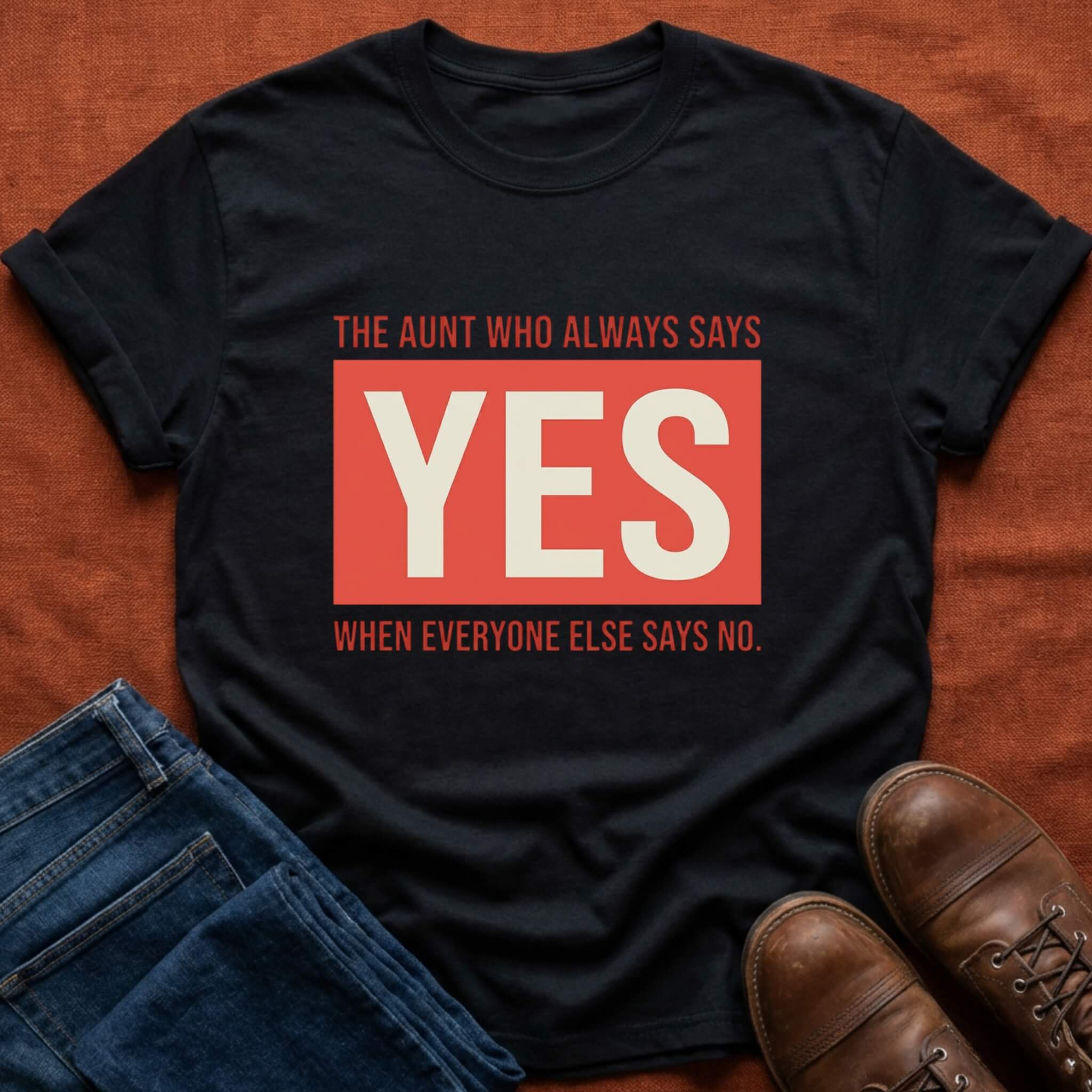 Aunt Who Always Says Yes T-Shirt