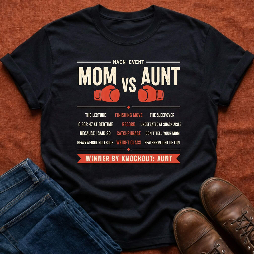 Mom Vs Aunt Main Event T-Shirt