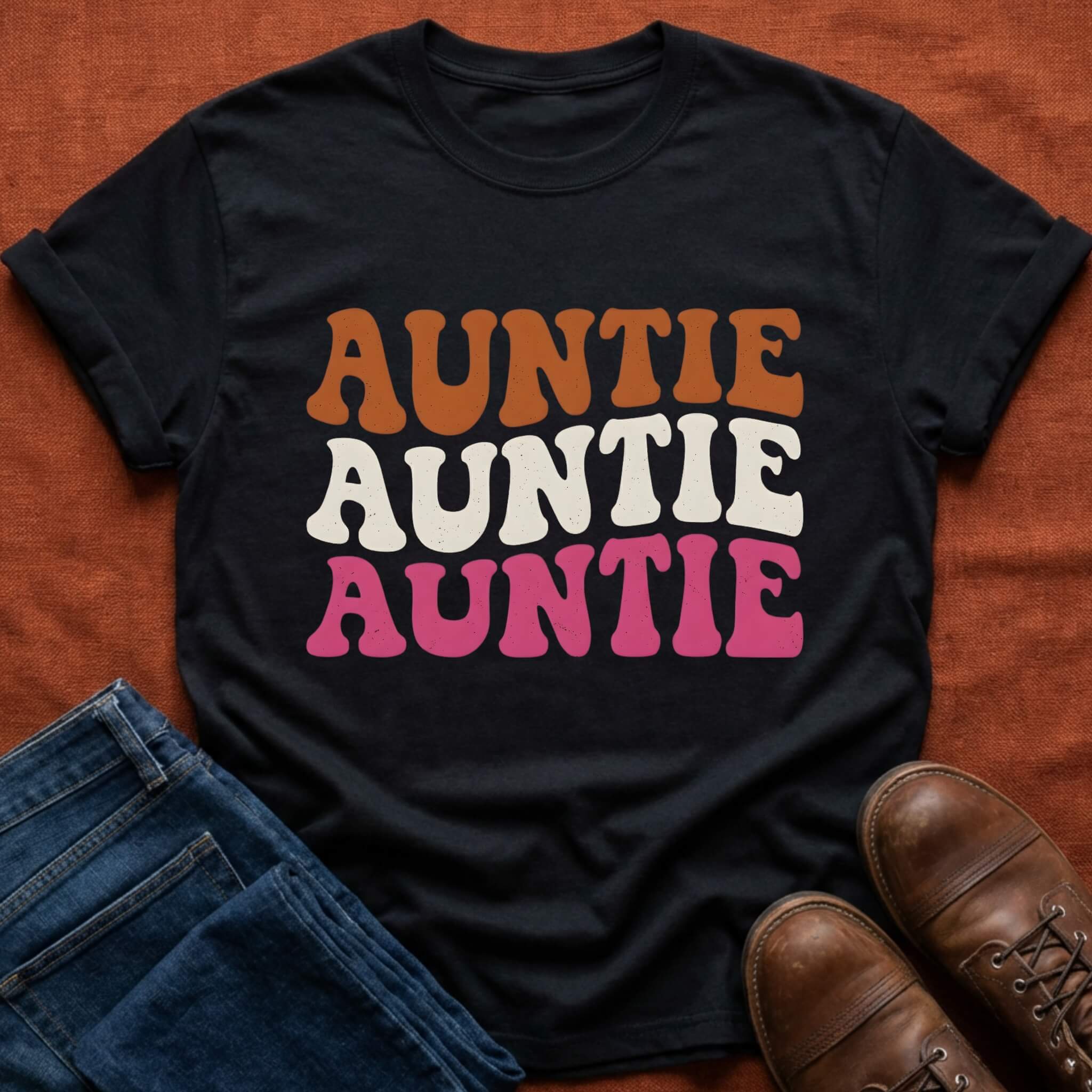 Retro Auntie Stack T-Shirt