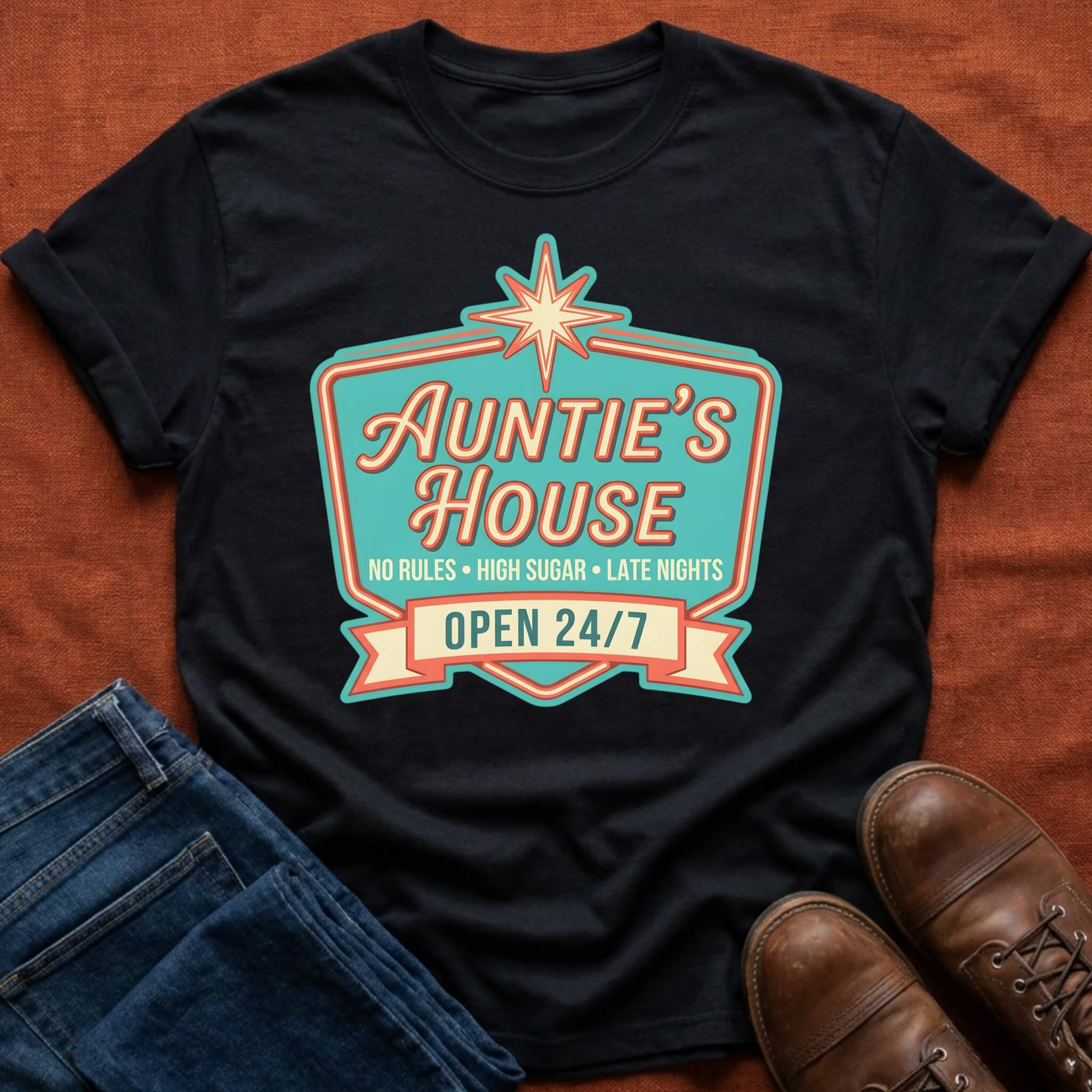Auntie's House Sign T-Shirt