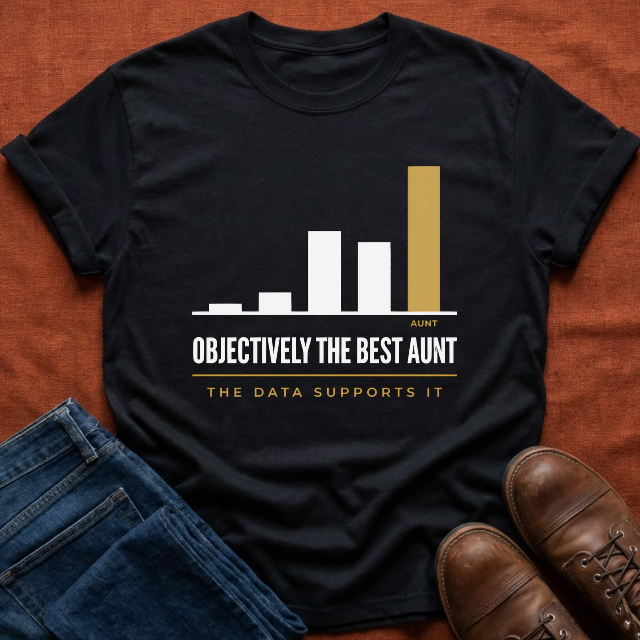 Best Aunt Data Supports It T-Shirt
