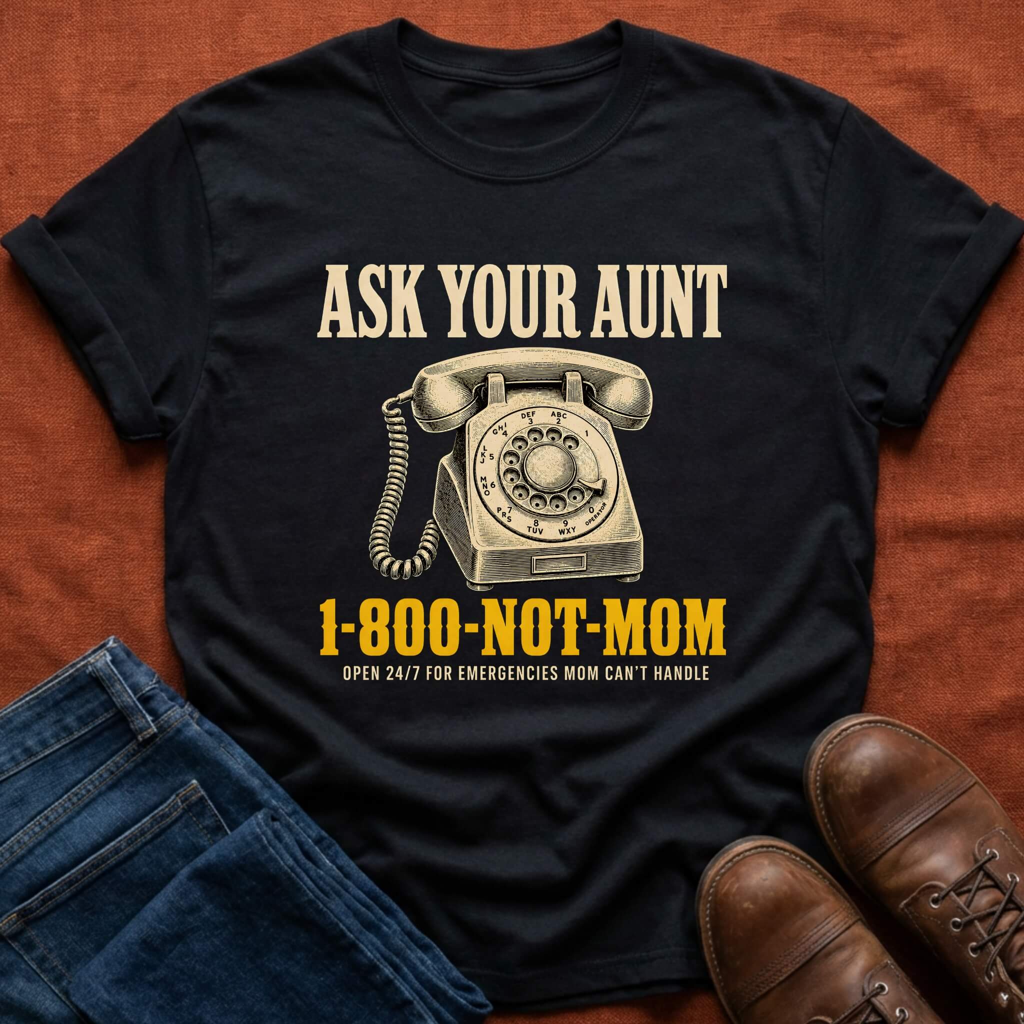 Ask Your Aunt Rotary T-Shirt