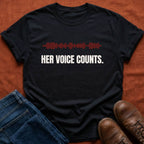 Her Voice Counts T-Shirt
