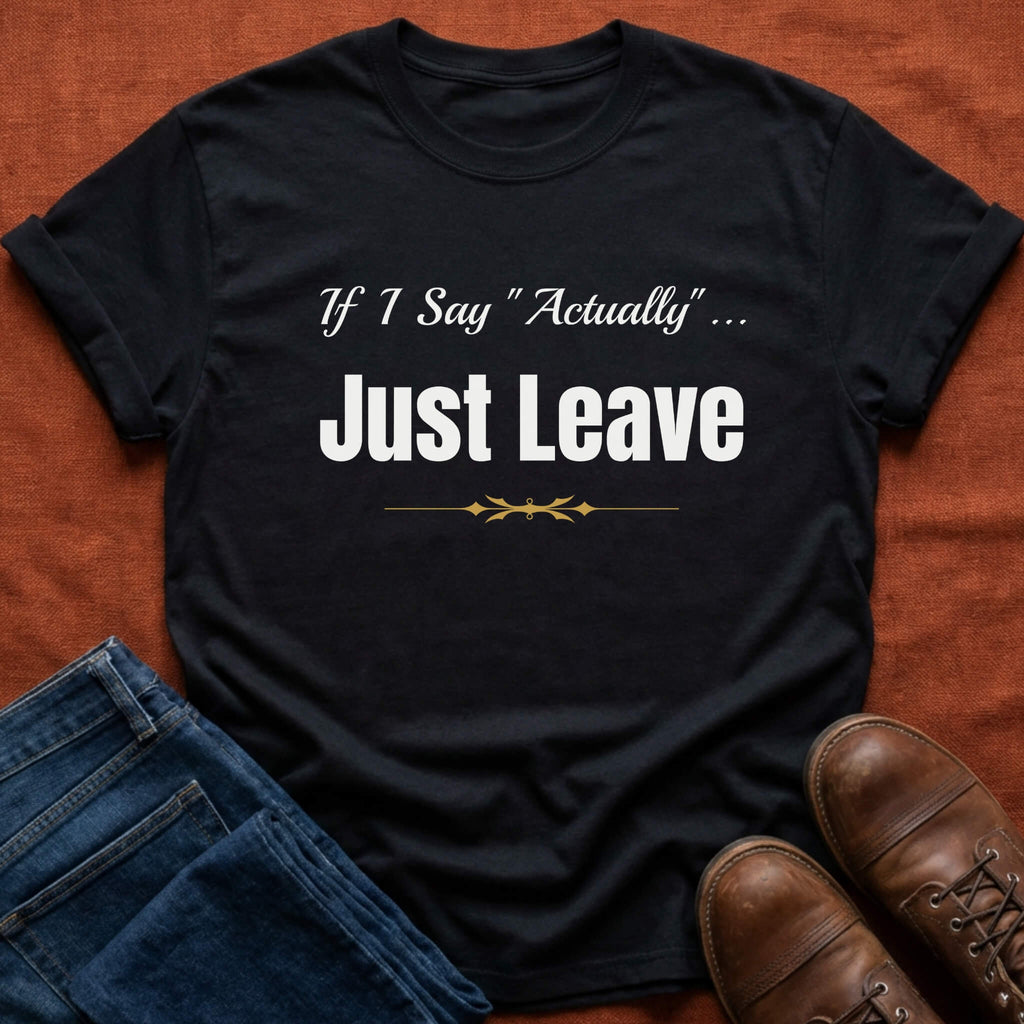 Just Leave T-Shirt