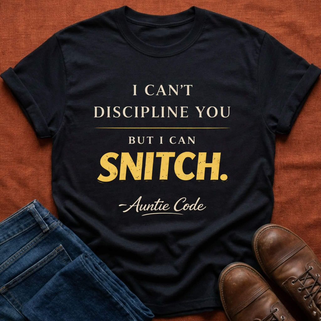 I Can Snitch Auntie Code T-Shirt
