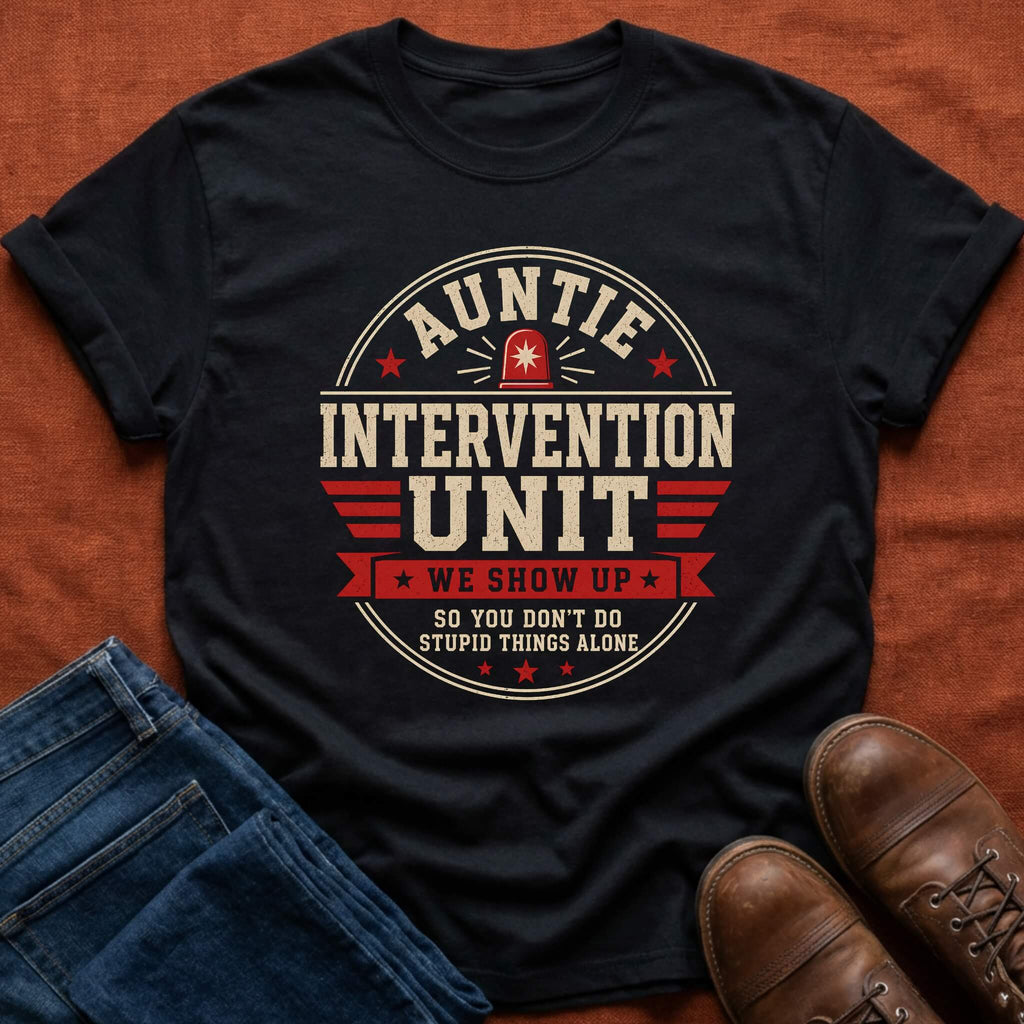 Auntie Intervention Unit T-Shirt