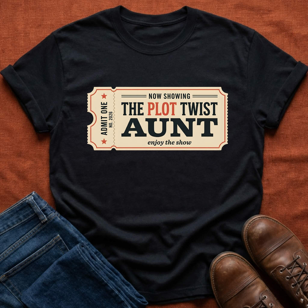 The Plot Twist Aunt T-Shirt
