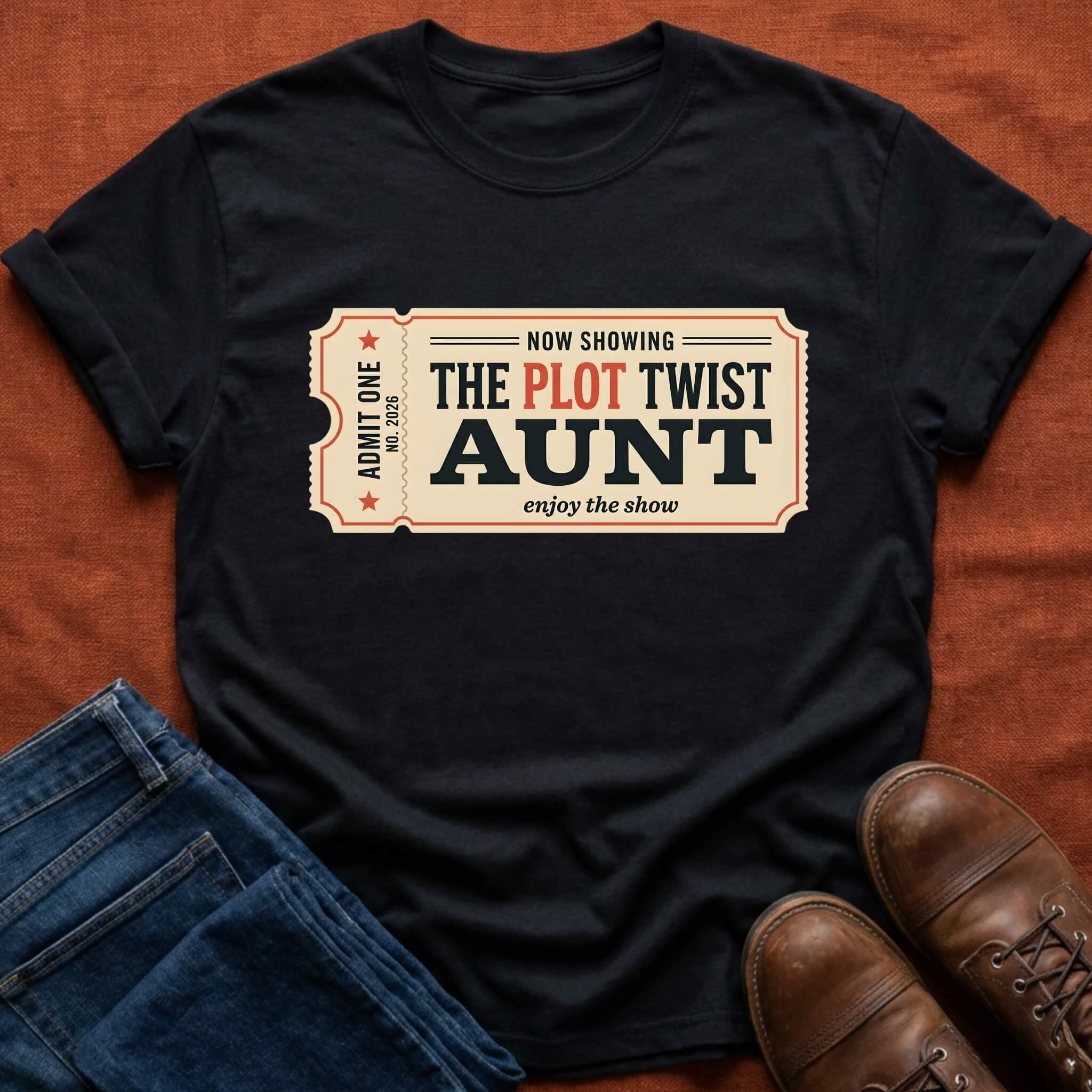 The Plot Twist Aunt T-Shirt