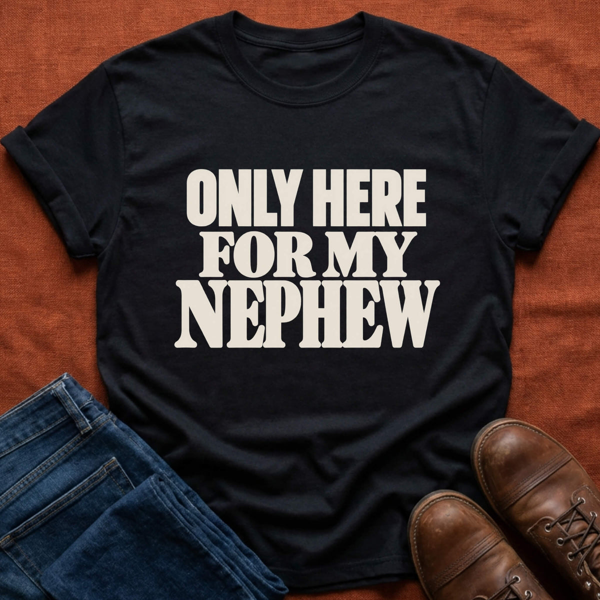 Here for Nephew T-Shirt
