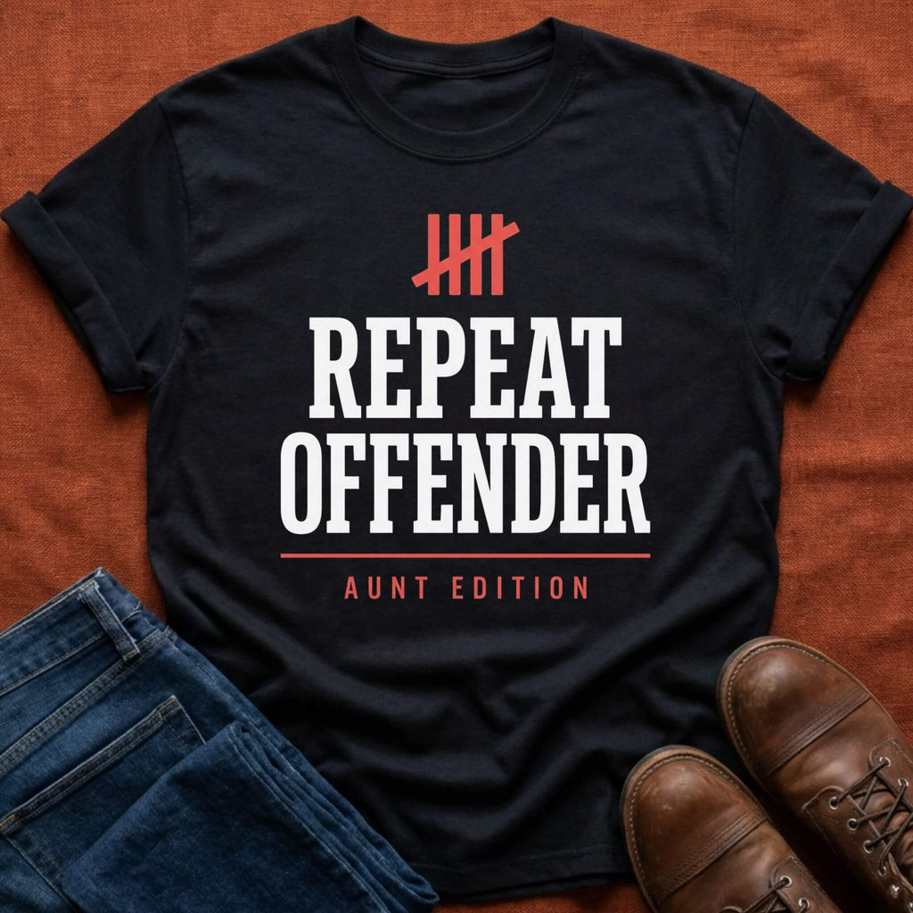 Repeat Offender Aunt T-Shirt