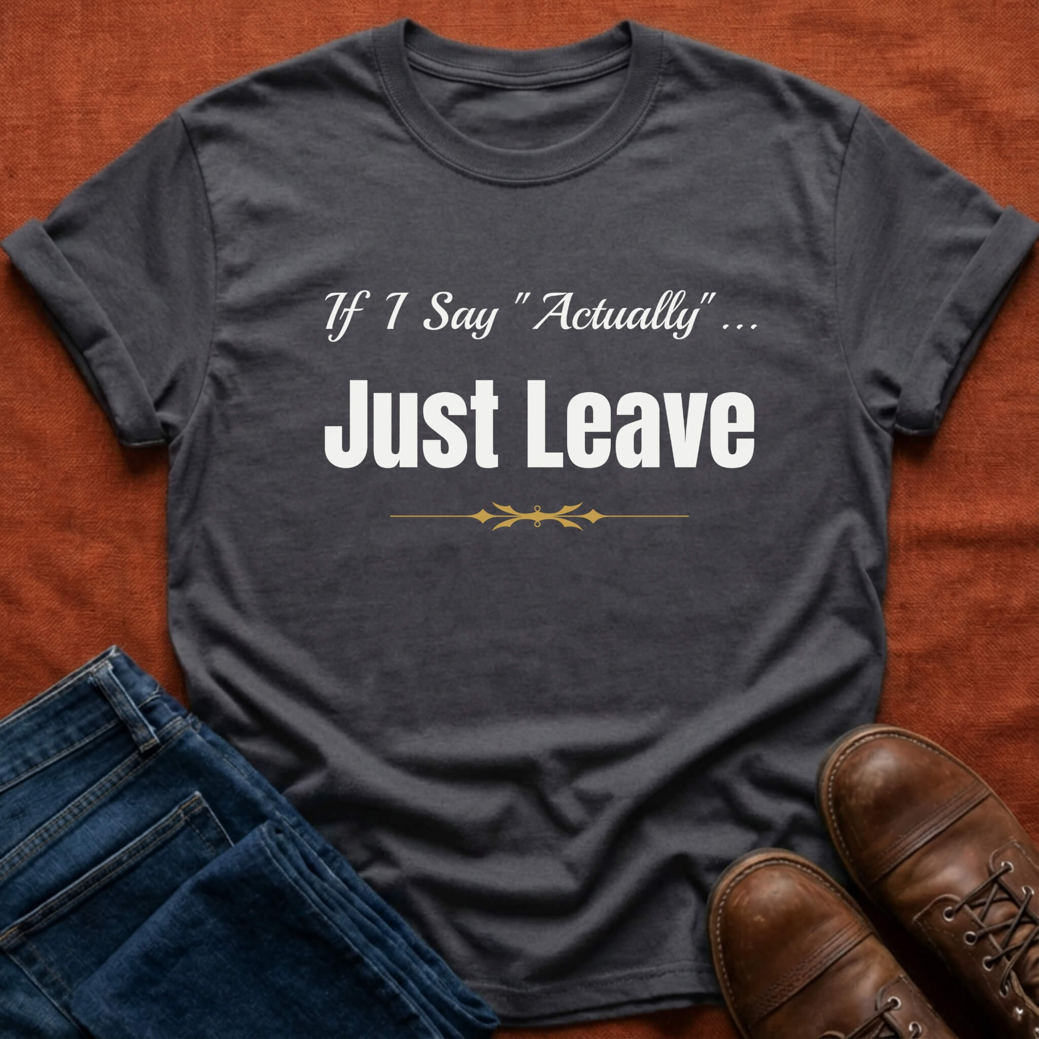 Just Leave T-Shirt