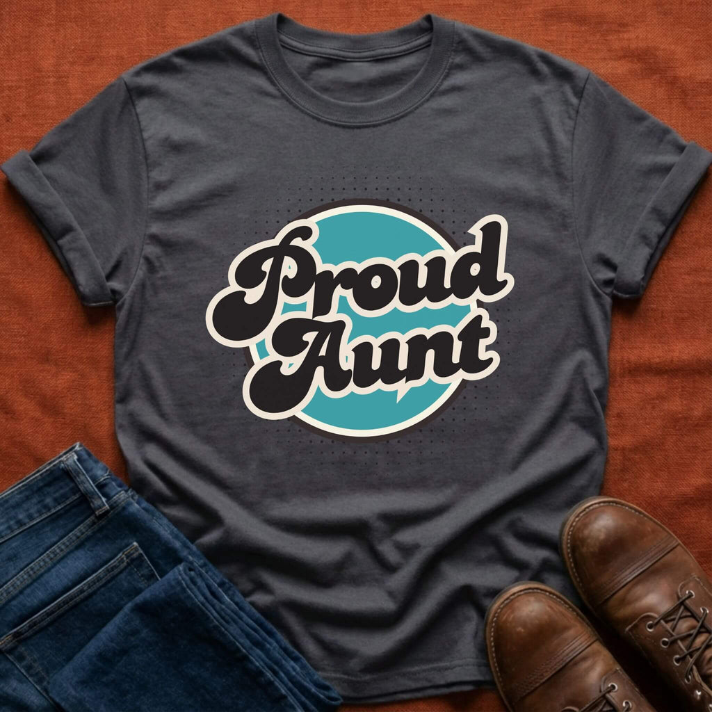 Proud Aunt Retro T-Shirt