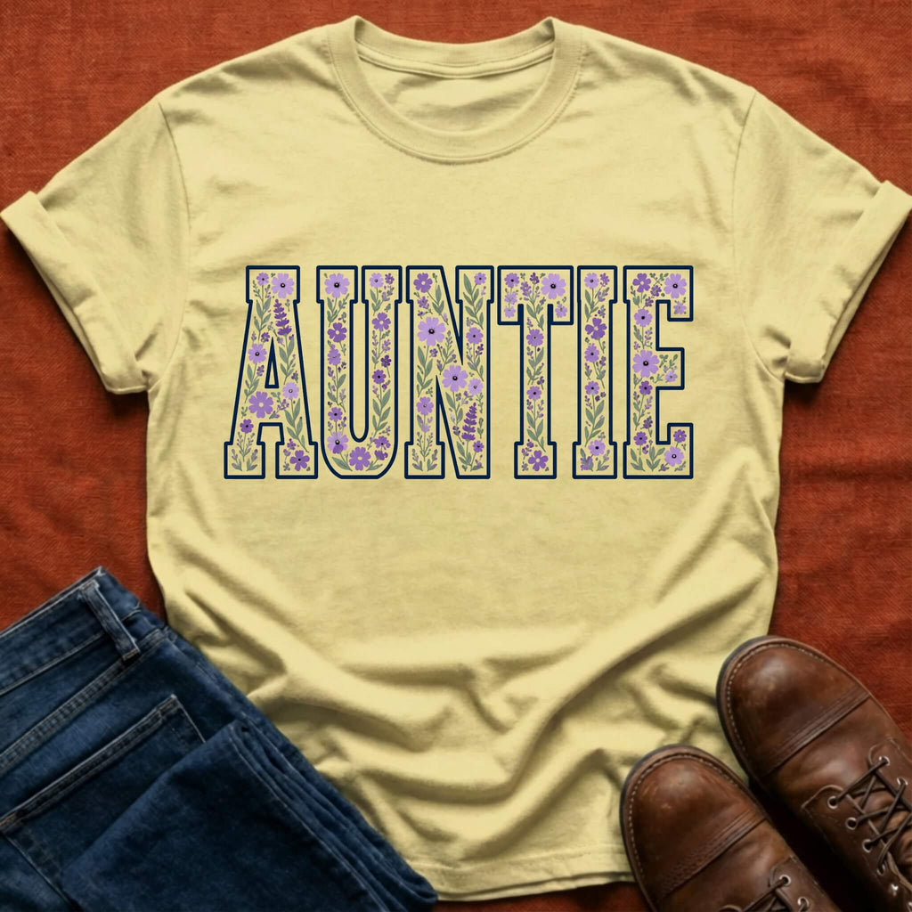 Auntie Floral T-Shirt