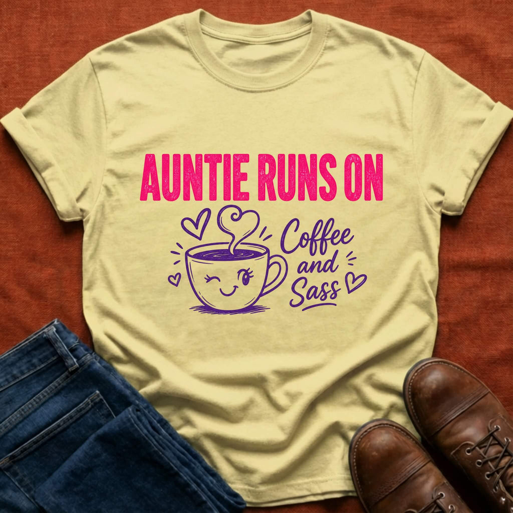 Auntie Coffee & Sass T-Shirt