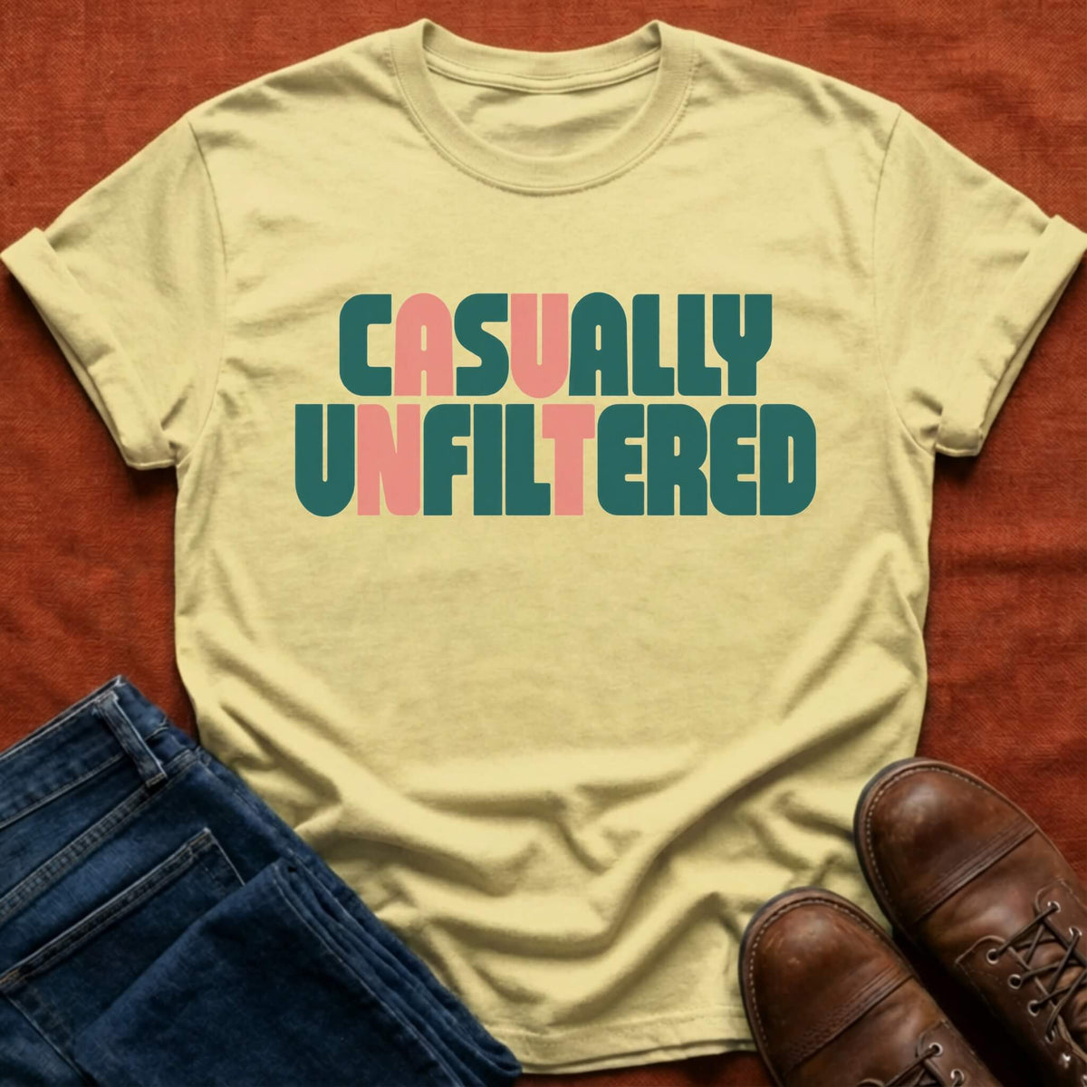 Casually Unfiltered Aunt T-Shirt
