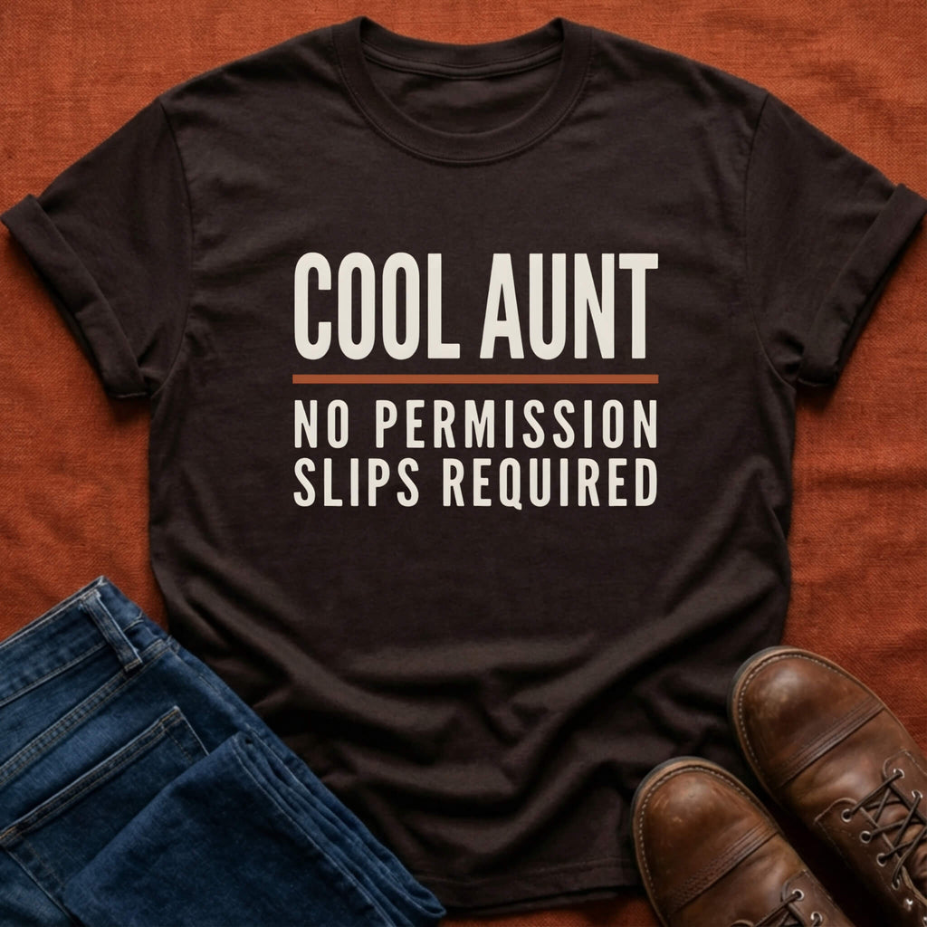 Cool Aunt No Permission T-Shirt