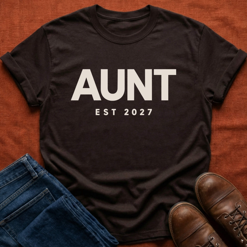 Aunt est 2027 T-Shirt
