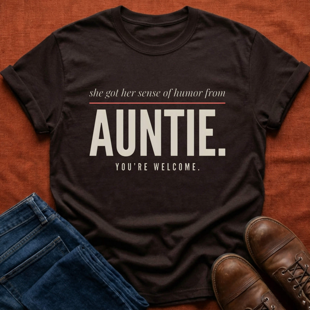 Auntie Sense of Humor T-Shirt