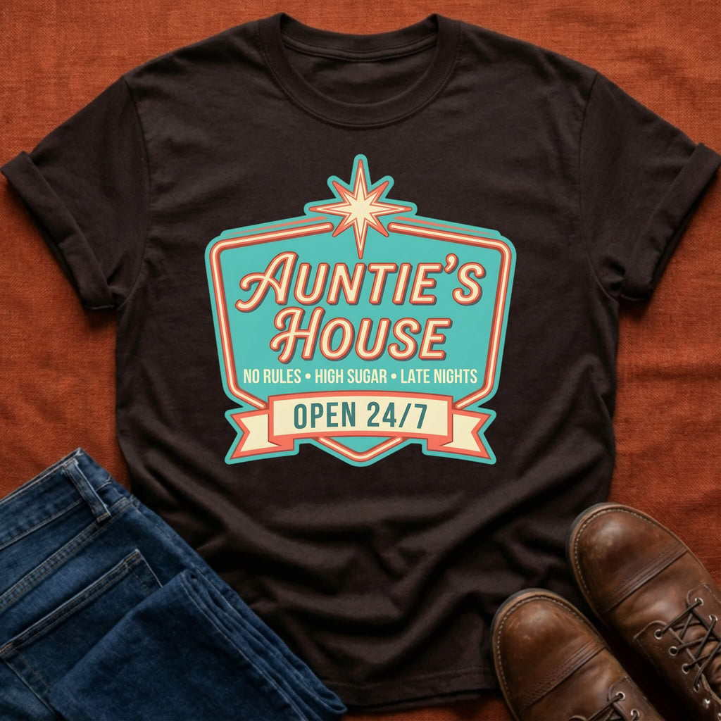 Auntie's House Sign T-Shirt
