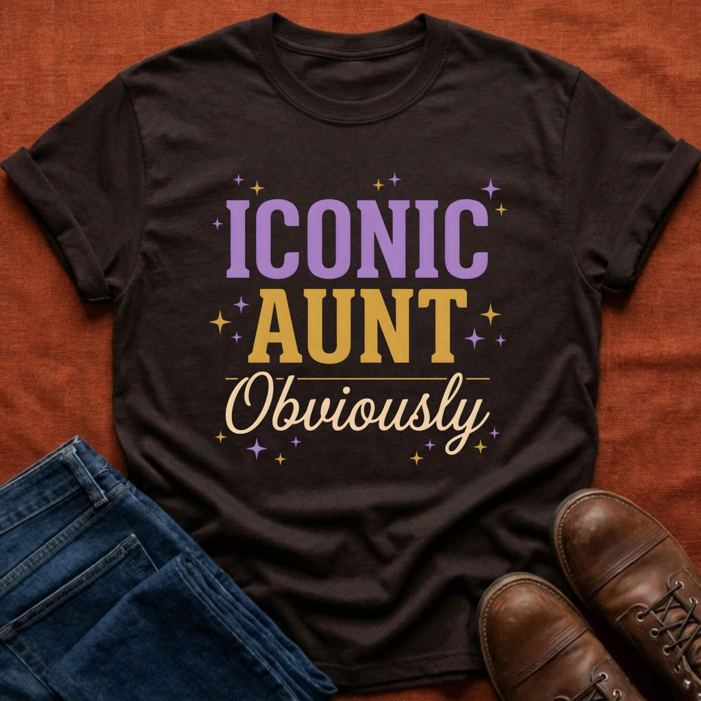 Iconic Aunt Obviously T-Shirt