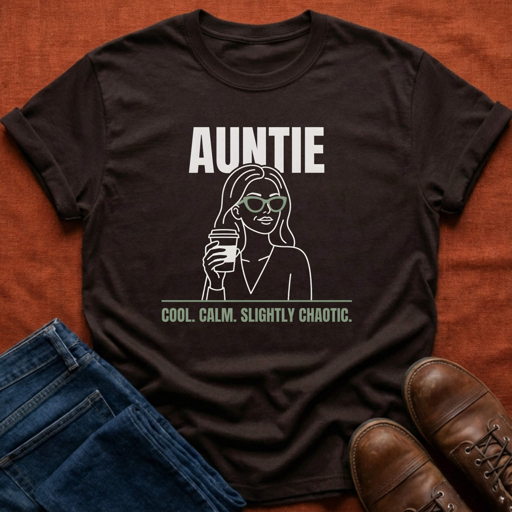 Cool Calm Chaotic Auntie T-Shirt