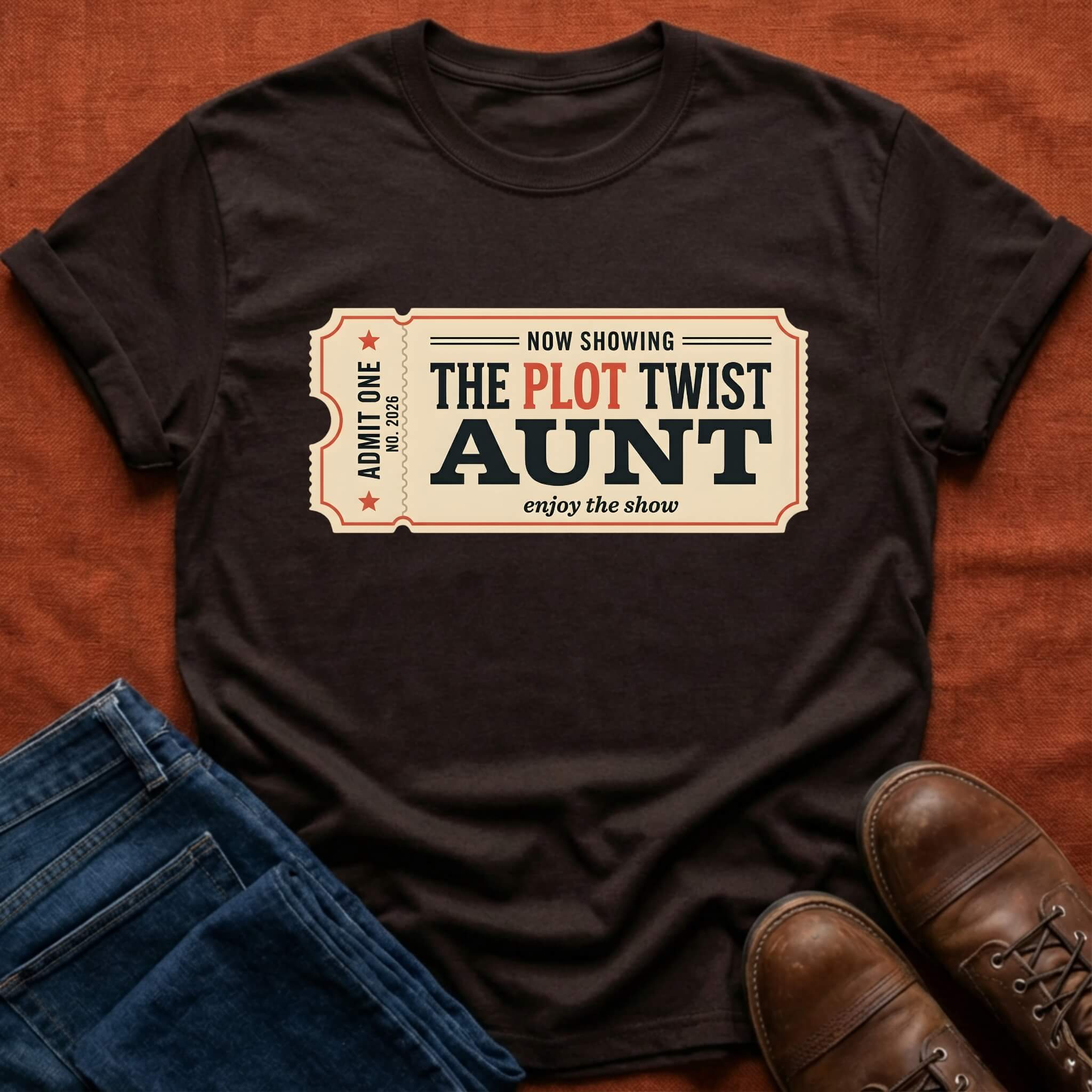 The Plot Twist Aunt T-Shirt
