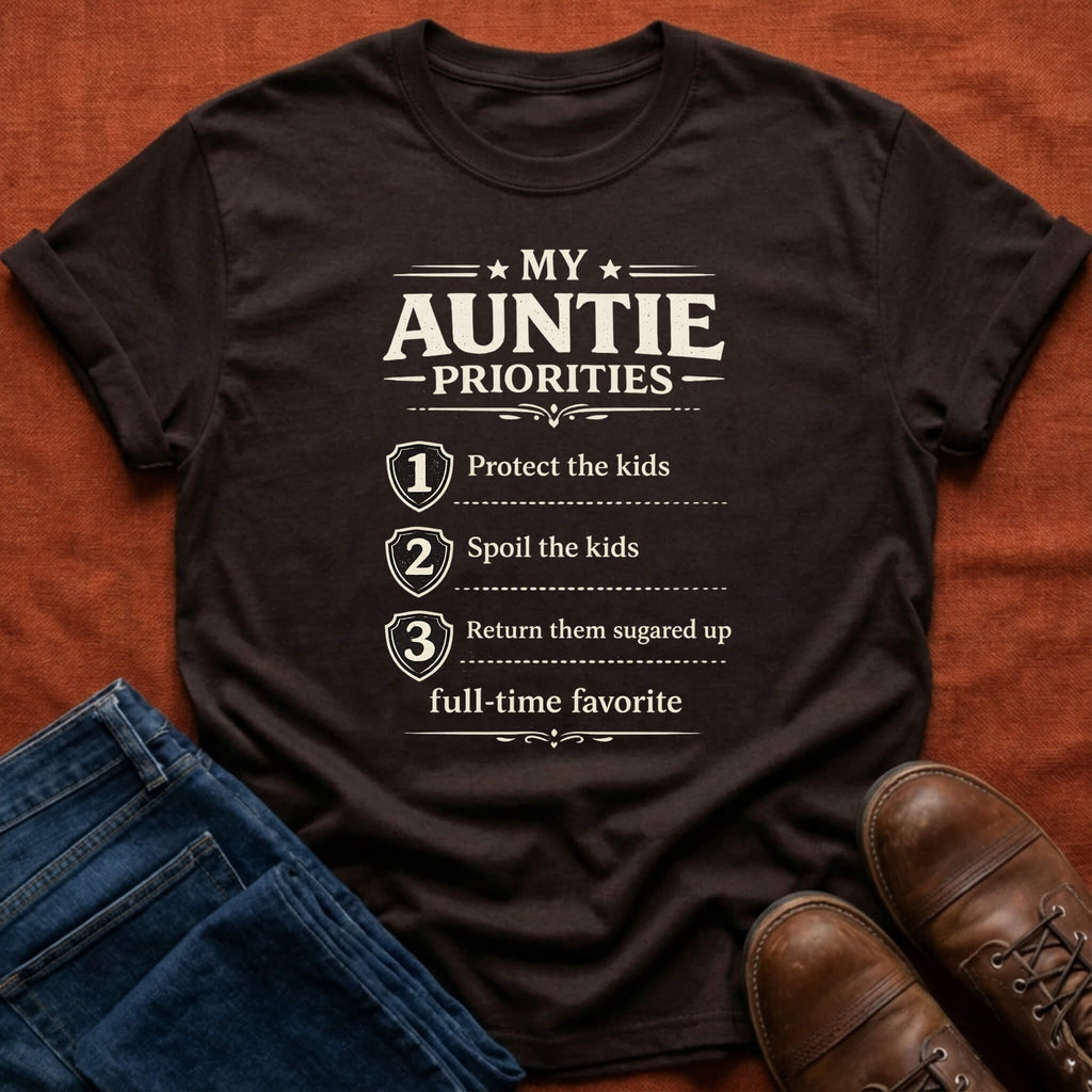 My Auntie Priorities T-Shirt