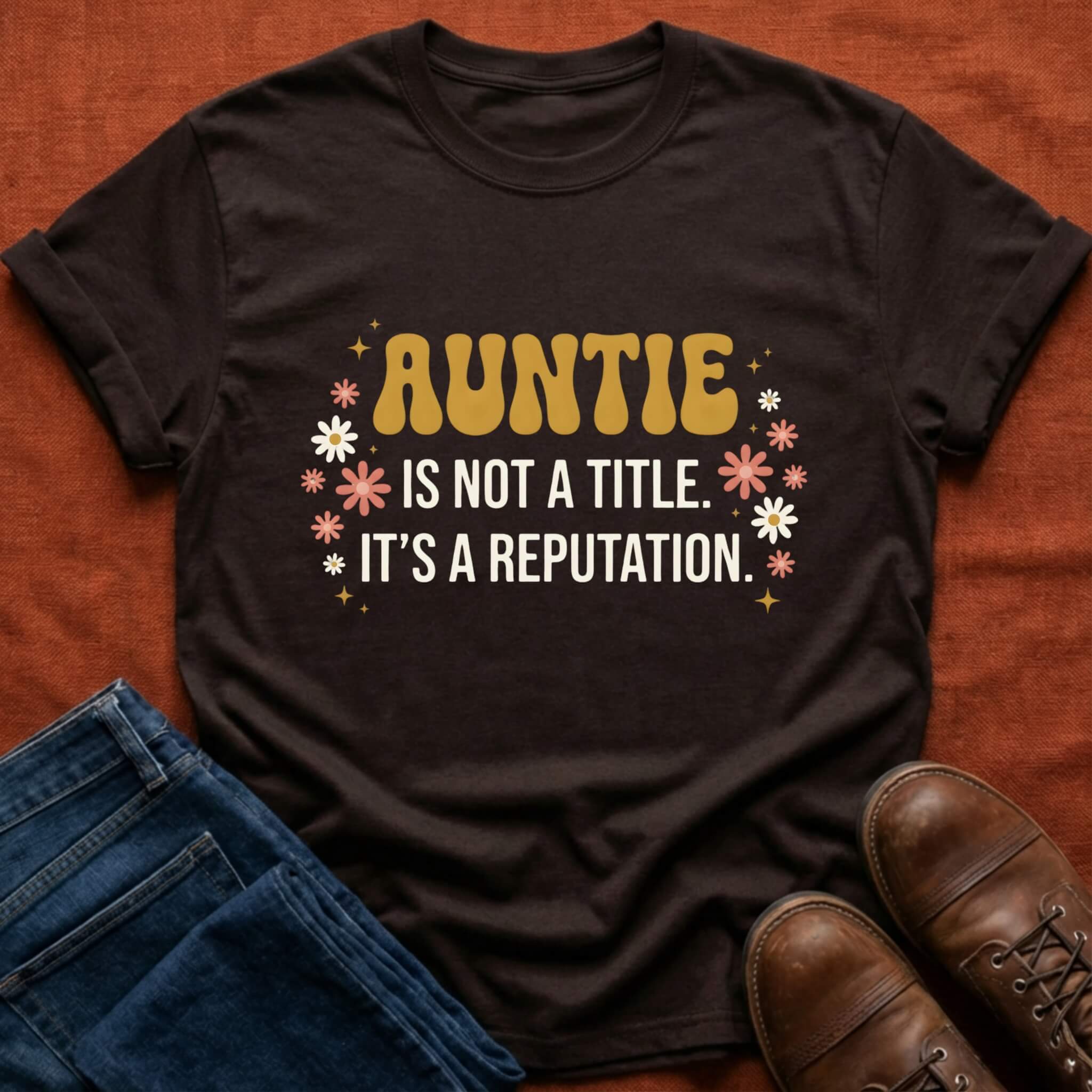 Auntie Reputation Retro T-Shirt