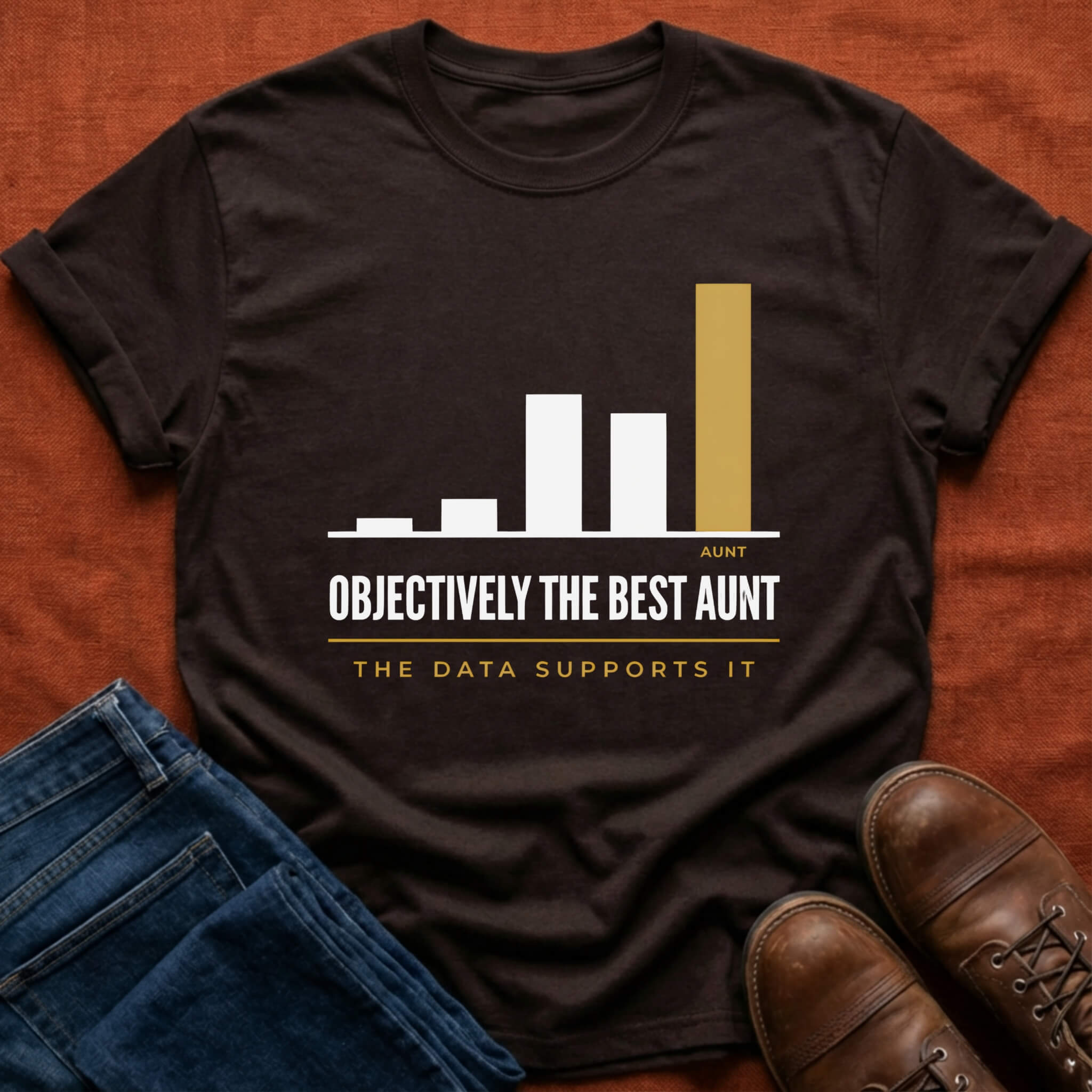 Best Aunt Data Supports It T-Shirt