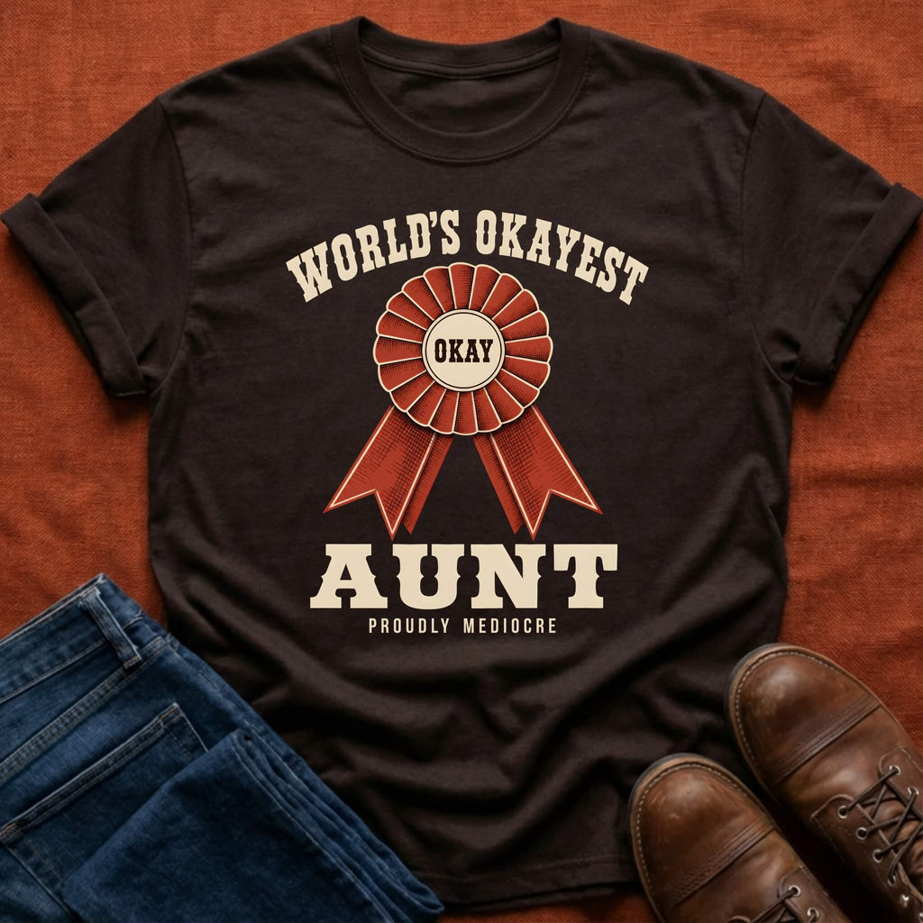World's Okayest Aunt T-Shirt