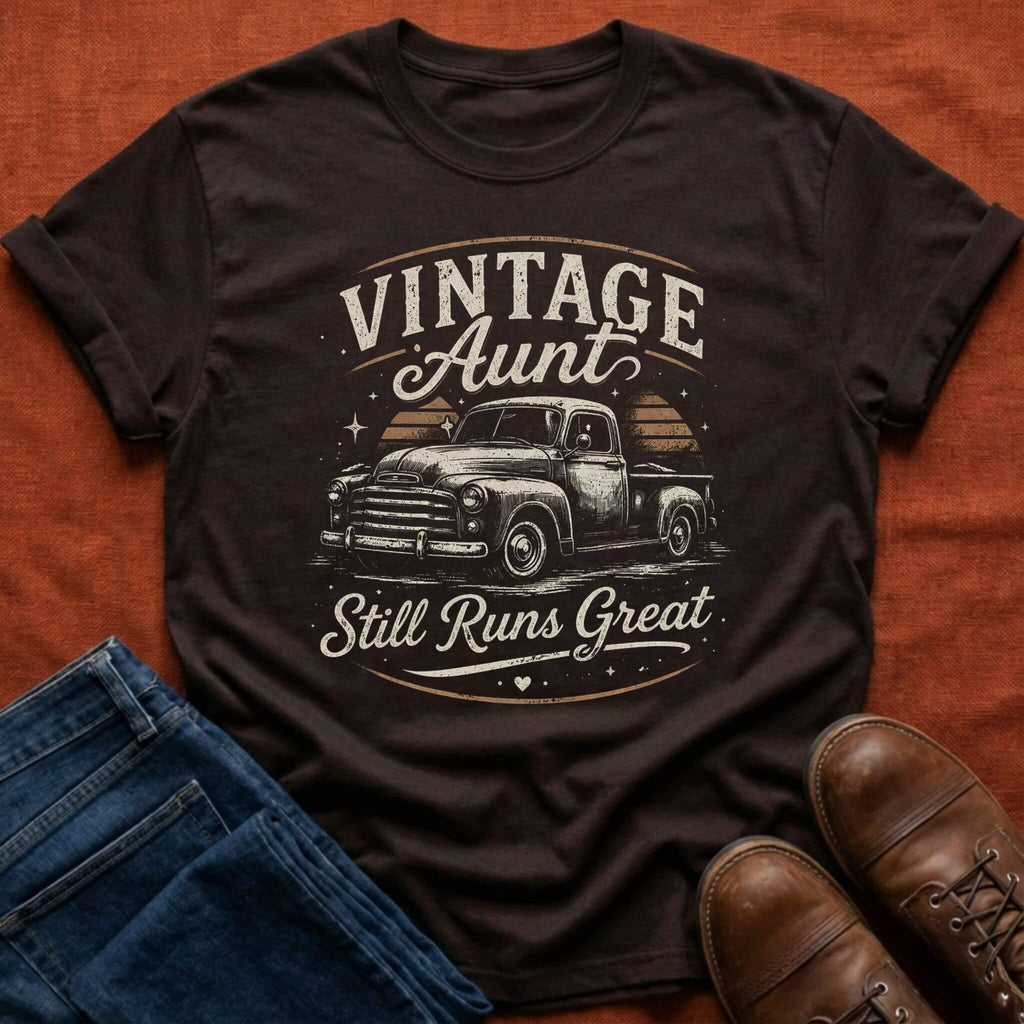 Vintage Aunt Still Runs Great T-Shirt
