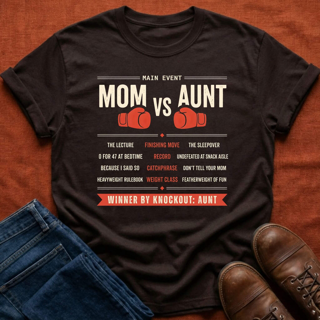Mom Vs Aunt Main Event T-Shirt
