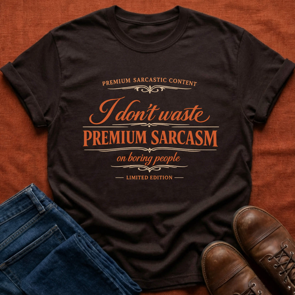 Premium Sarcasm T-Shirt