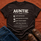 Auntie. Part Protector. Part Partner in Crime. T-Shirt