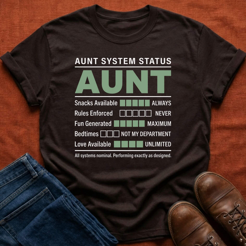 Aunt System Status T-Shirt