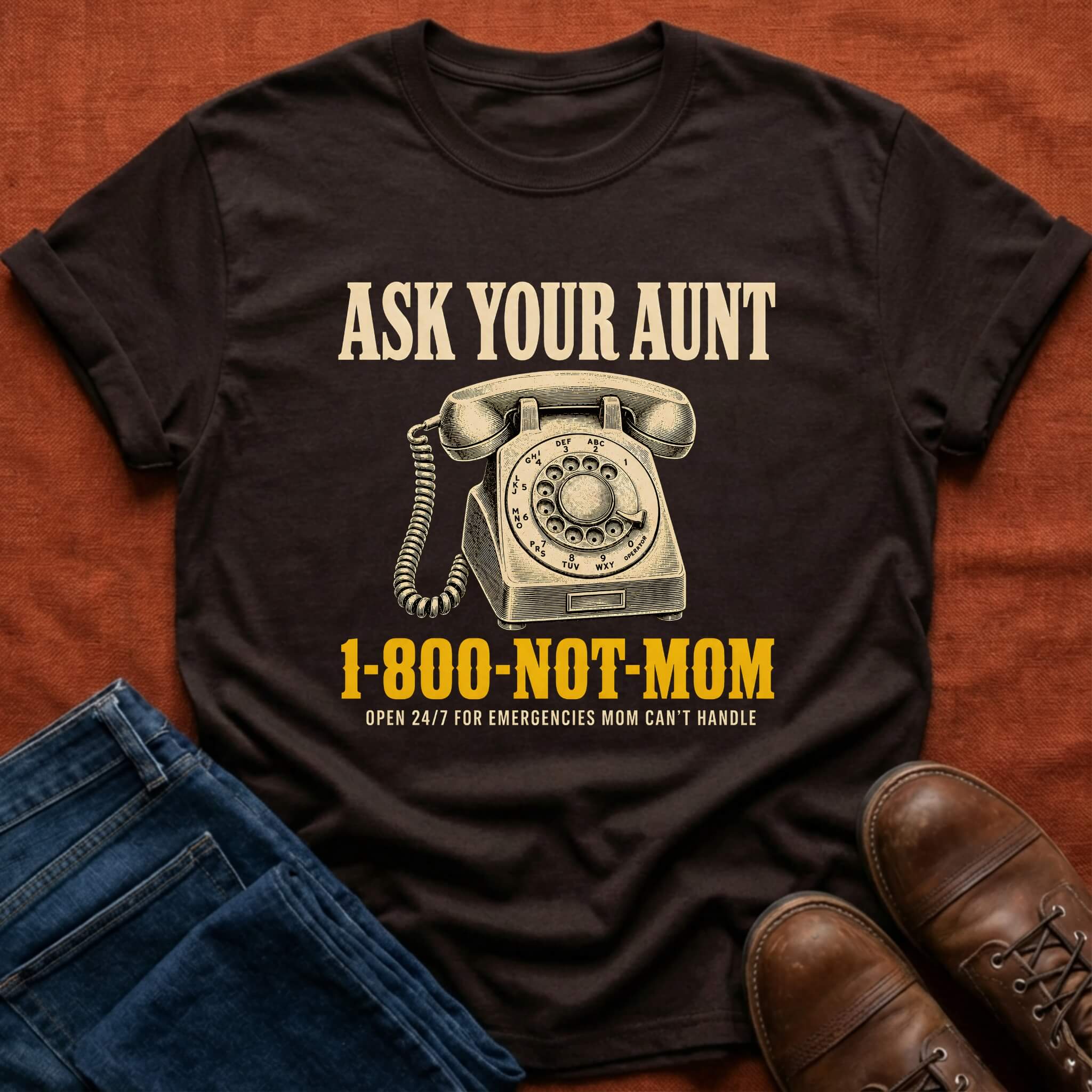 Ask Your Aunt Rotary T-Shirt