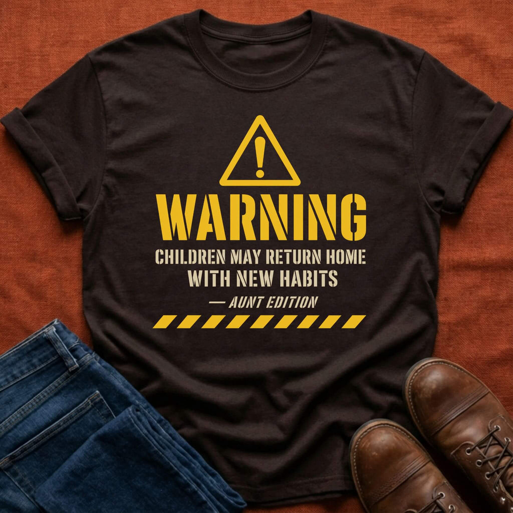 Warning New Habits T-Shirt