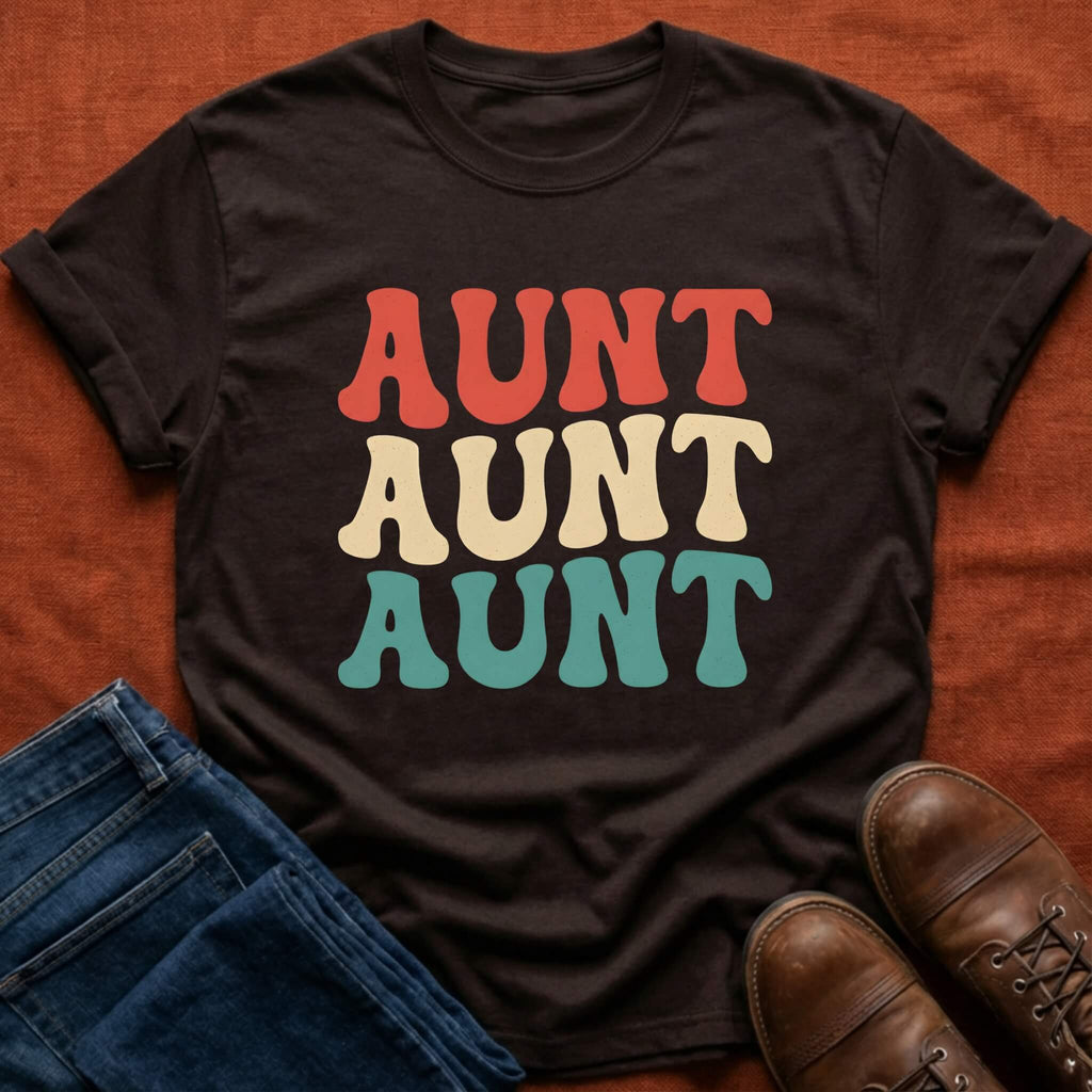 Retro Aunt Stack T-Shirt