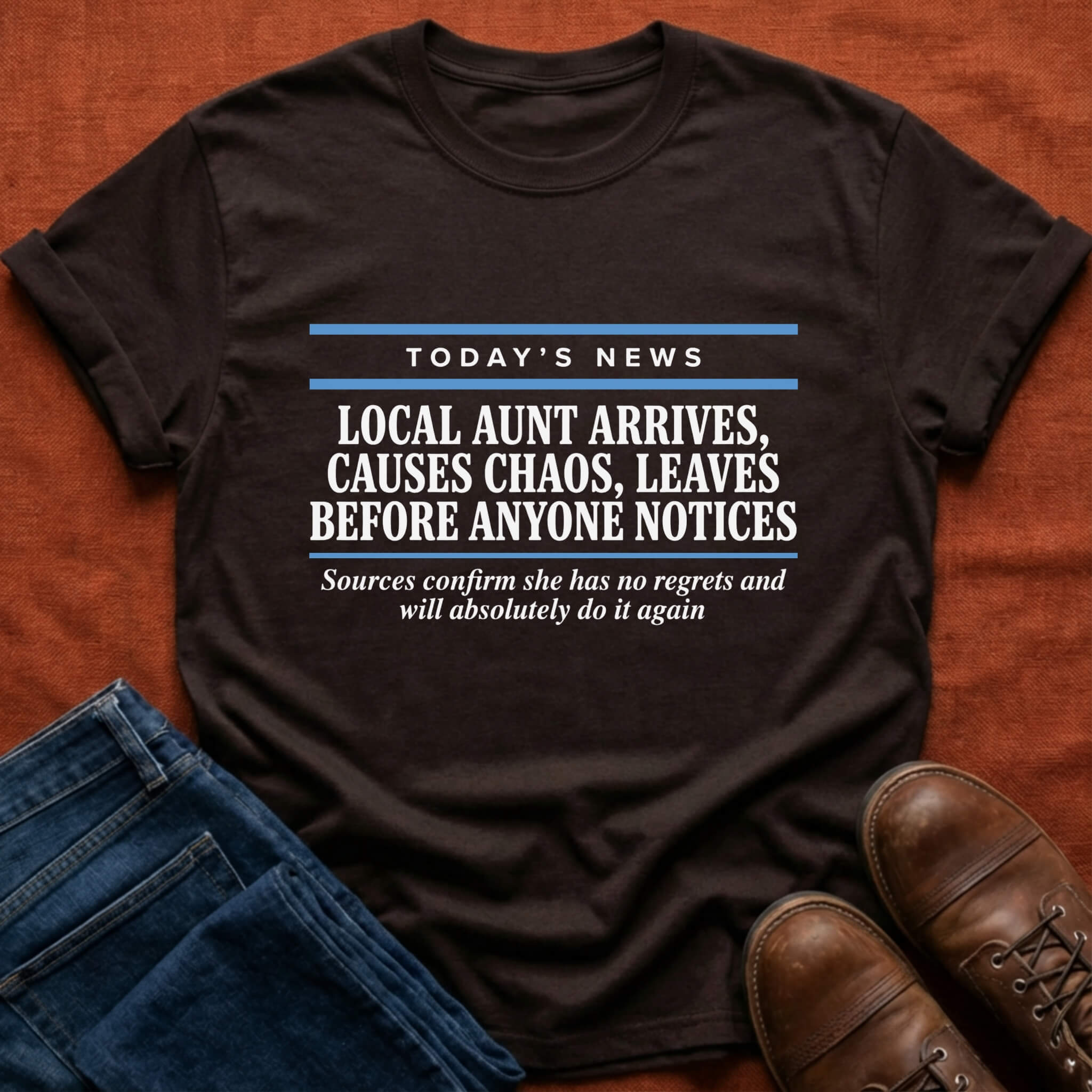 Today's News Aunt T-Shirt