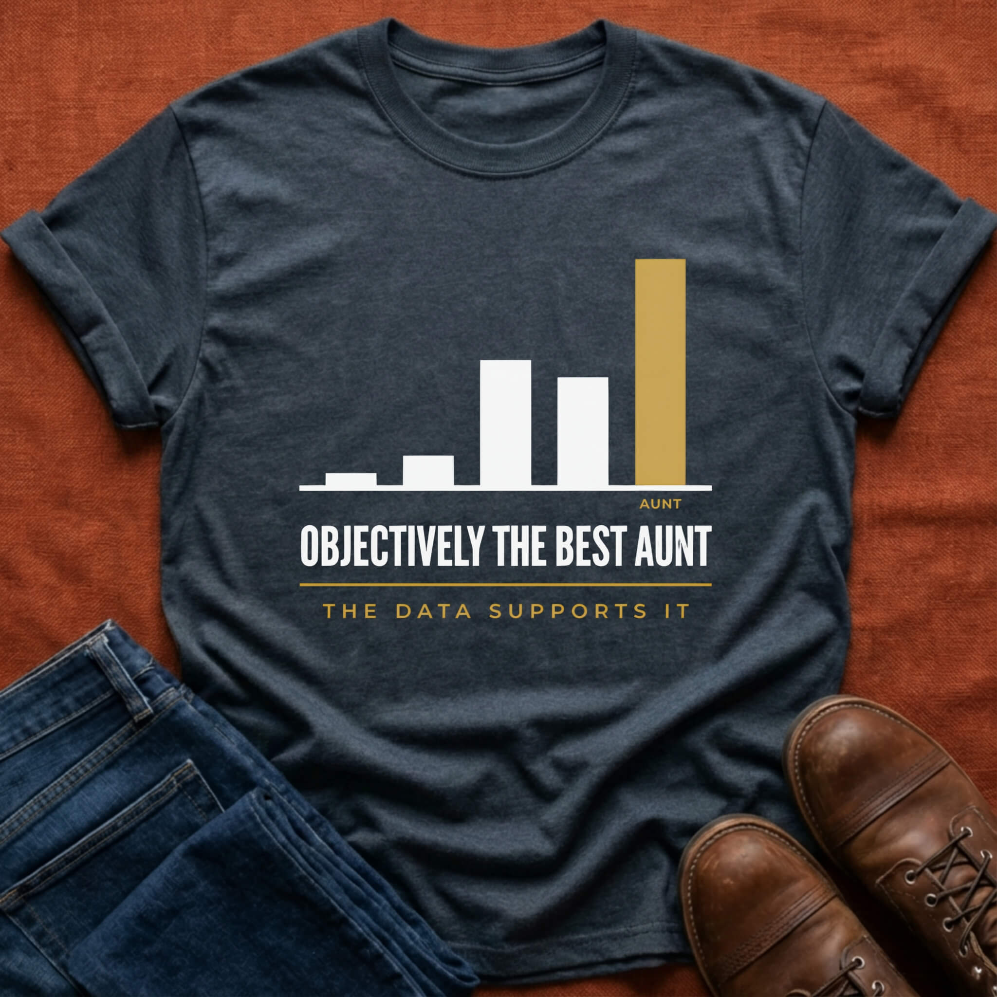 Best Aunt Data Supports It T-Shirt