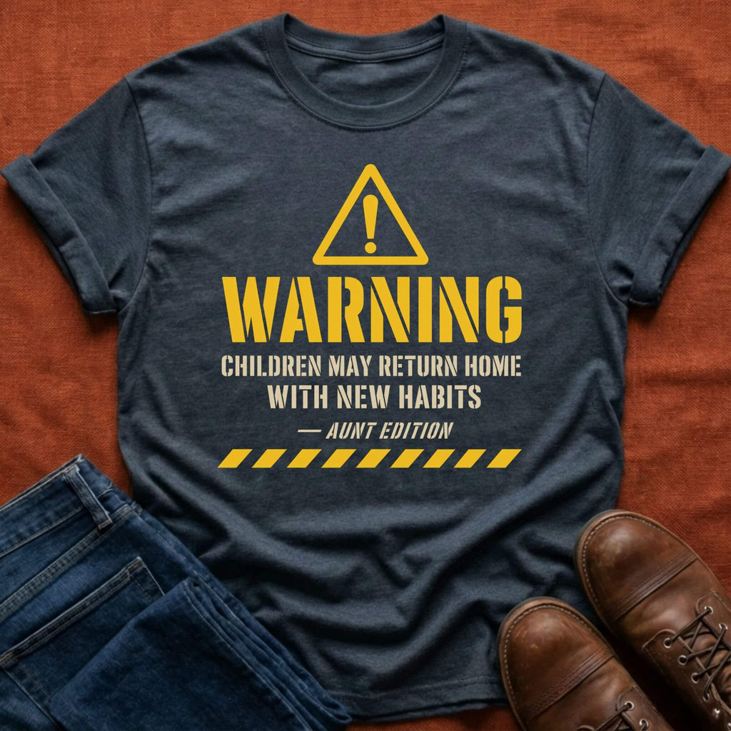 Warning New Habits T-Shirt